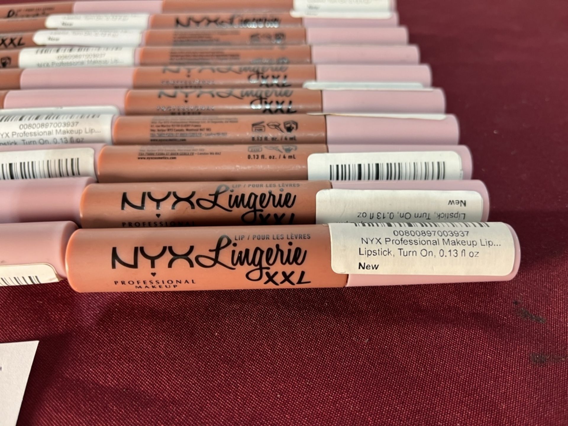 LOT CONSISTING OF (30) NYX LINGERIE XXL LIPSTICK, NEW - Image 2 of 2