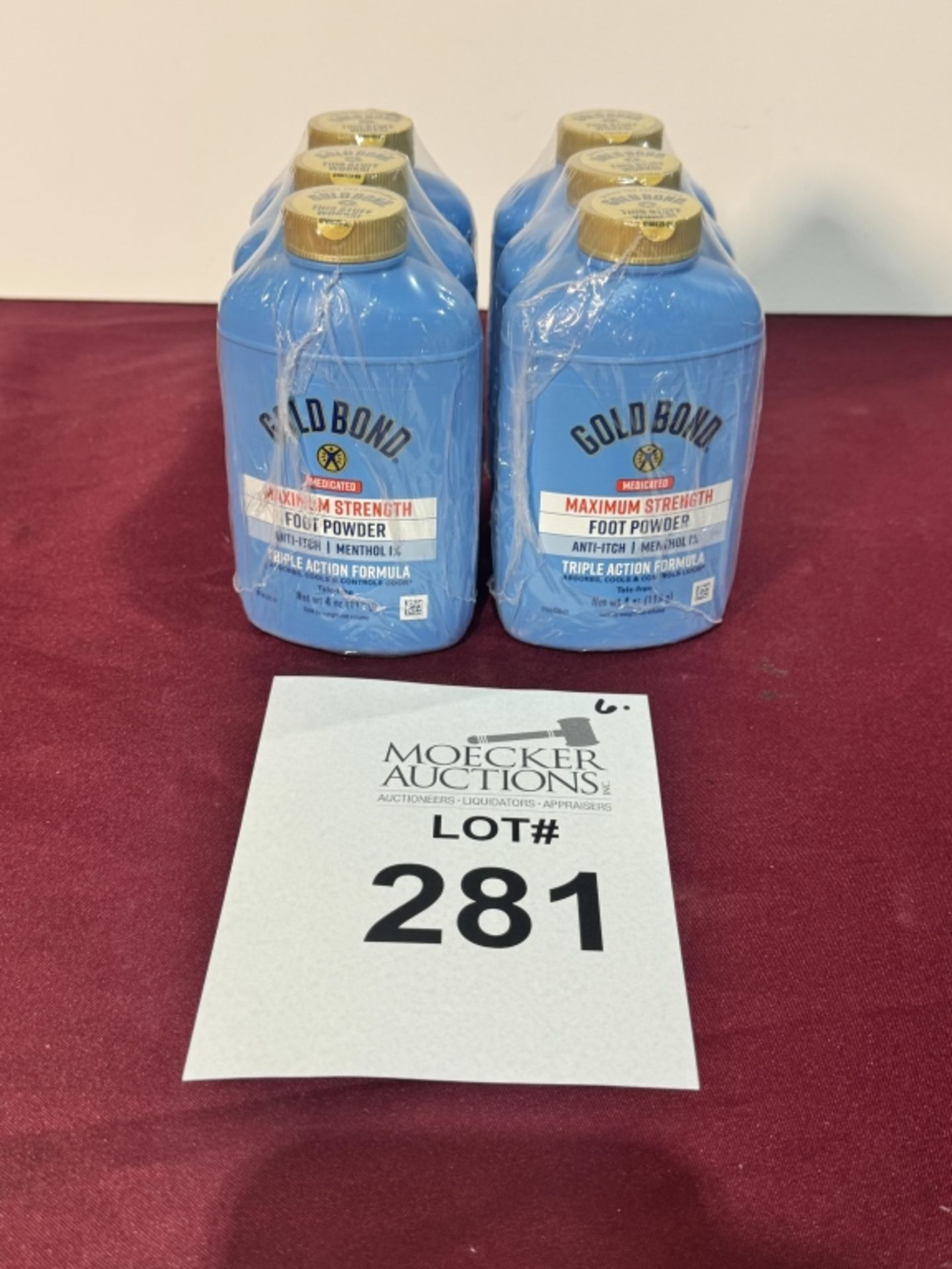 GOLD BOND MAXIMUM STRENGTH FOOT POWDER 4 OZ, NEW