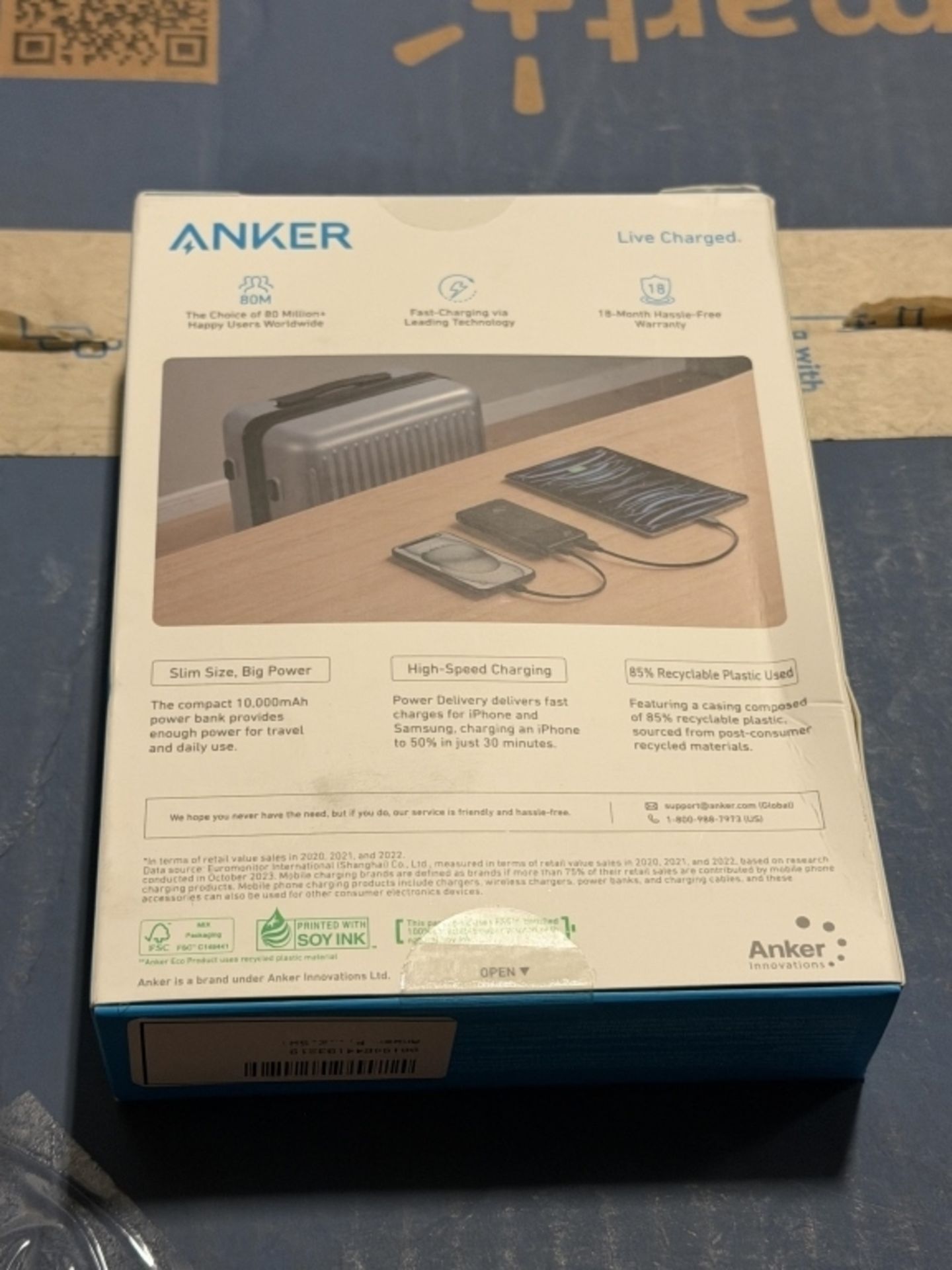ANKER No.1 POCKET SIZED POWER BOOST POWER BANK - Image 2 of 4