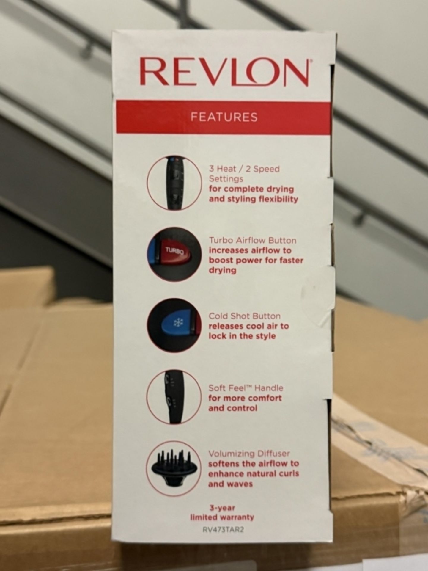 REVLON TURBO SPEED HAIR DRYER RV473TAR2, NEW - Image 2 of 4