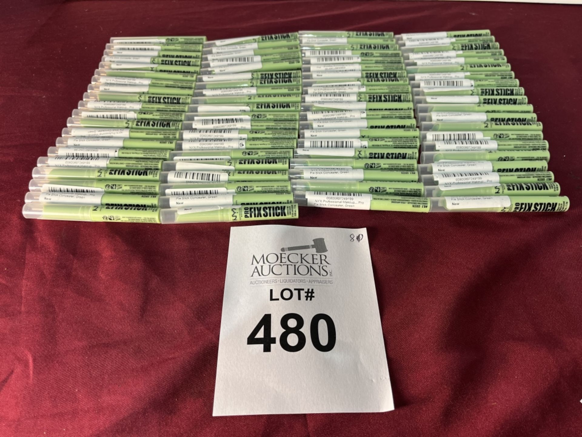 LOT CONSISTING OF (80) NYX PRO FIX STICK CORRECTING CONCEALER, NEW