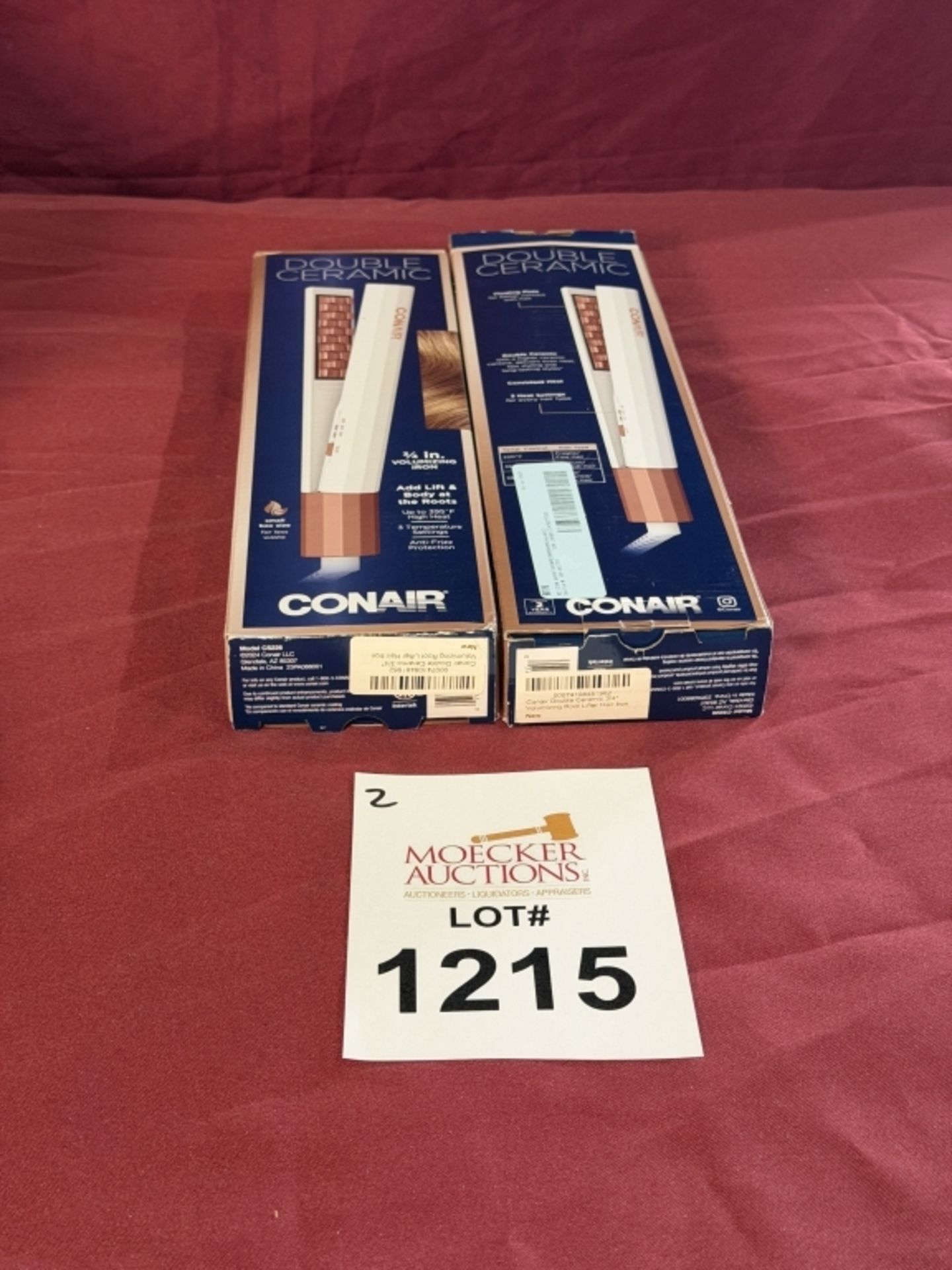CONAIR DOUBLE CERAMIC CS226 HAIR IRON