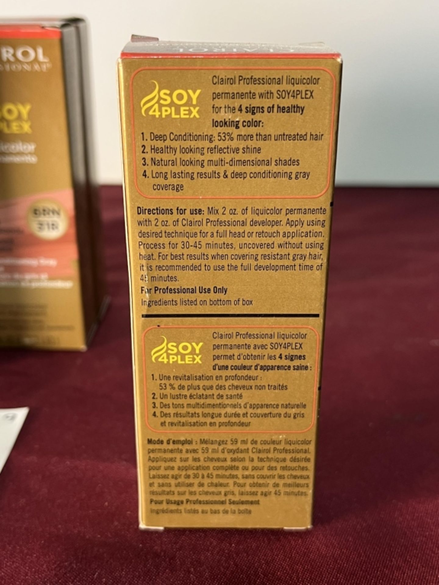 CLAIROL PROFESSONIAL SOY4PLEX PERMANENT HAIR COLOR - Image 2 of 2