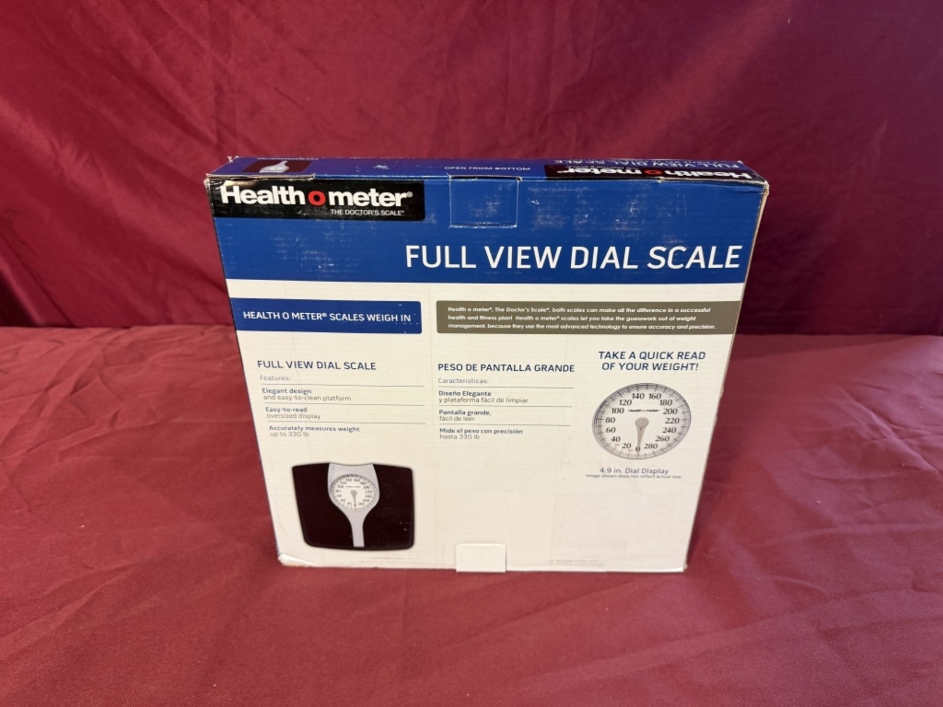 HEALTH O METER FULL VIEW DIAL SCALE - Image 2 of 2