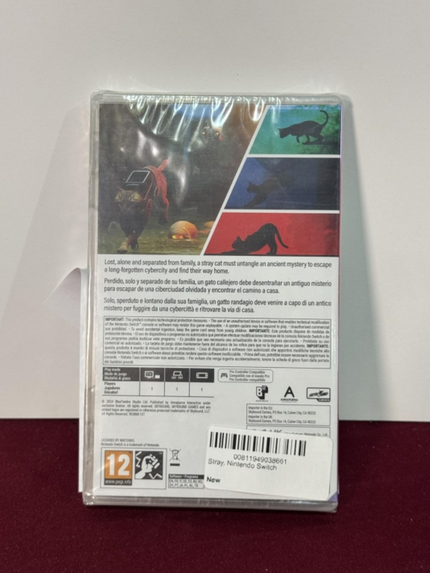 NINTENDO SWITCH STRAY GAME, NEW - Image 2 of 2