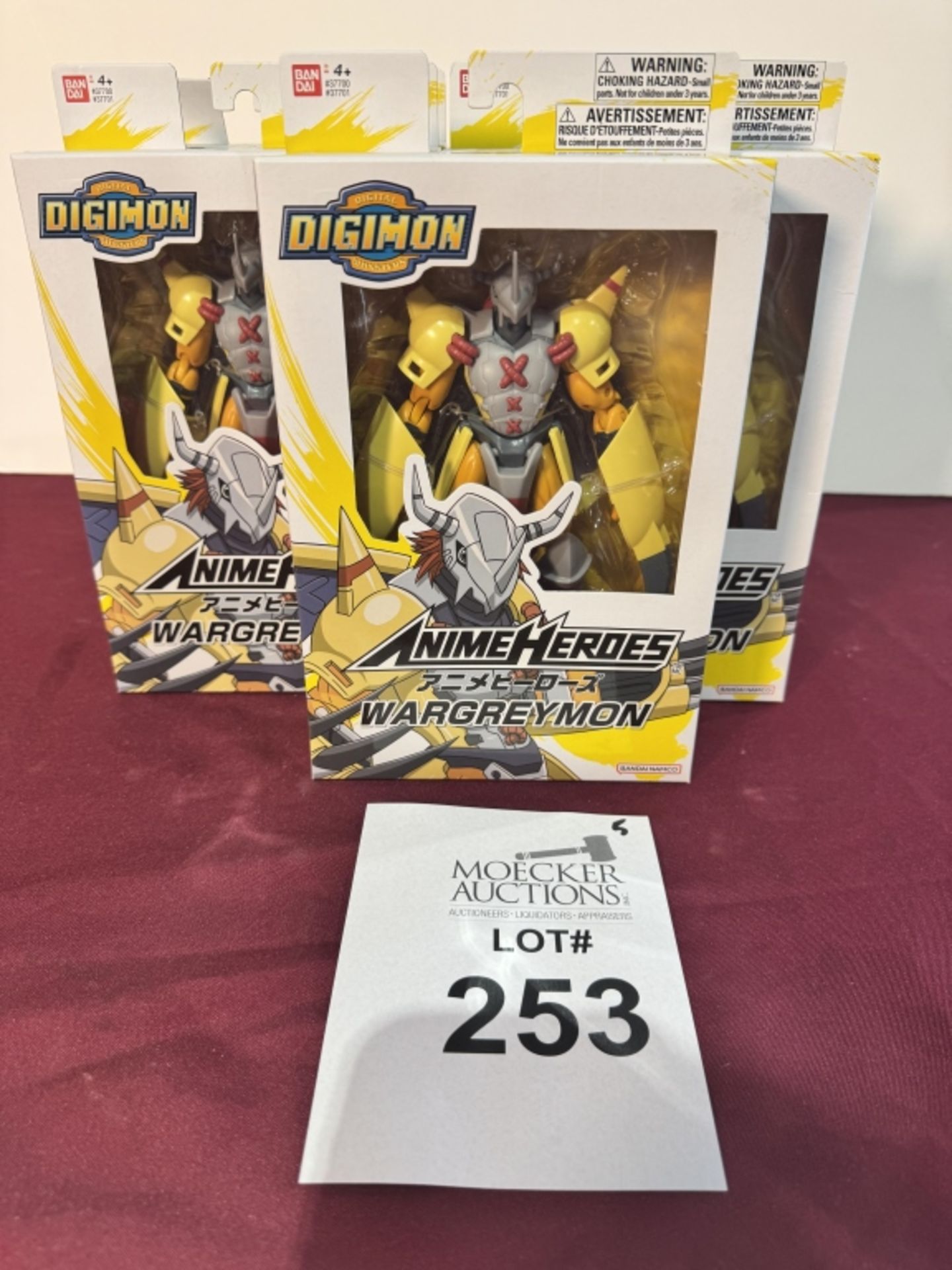 DIGIMON ANIME HEROES WARGREYMON, NEW