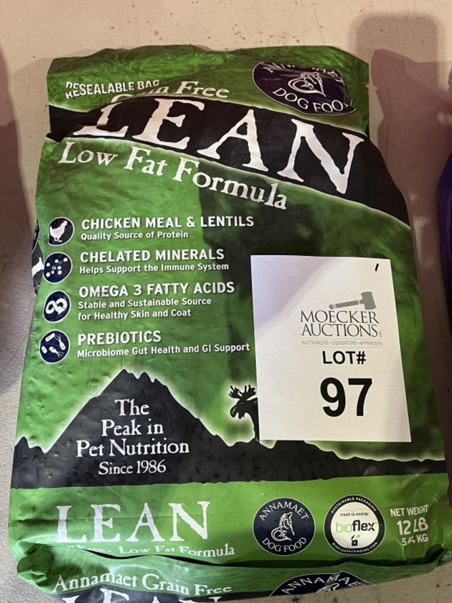 ANNAMAET DOG FOOD LEAN 12 LBS