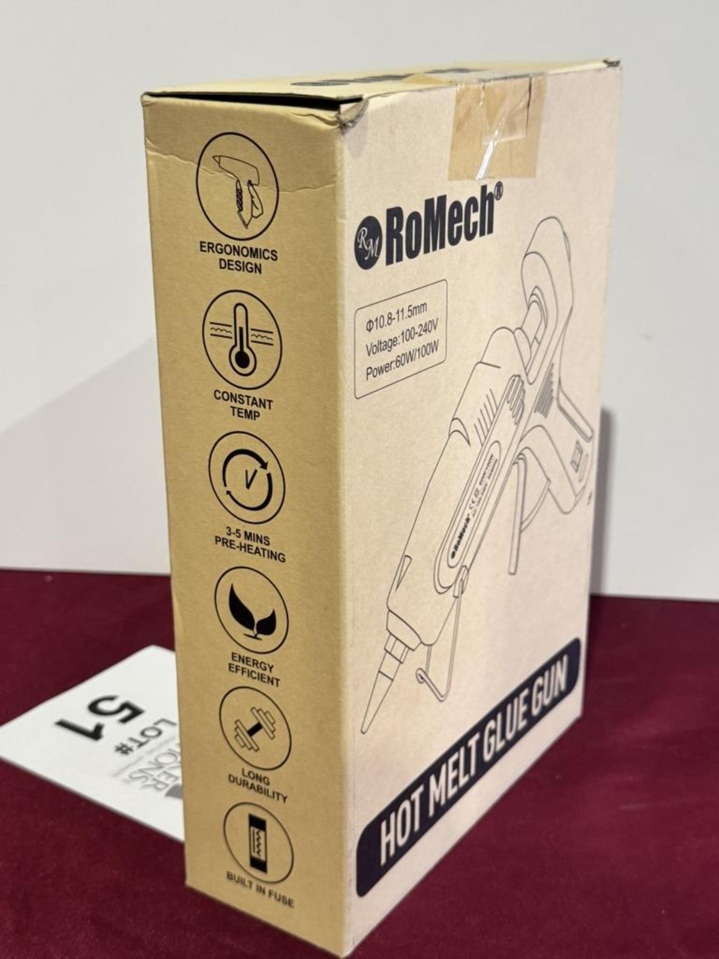 ROMECH HOT MELT GLUE GUN, NEW - Image 2 of 2