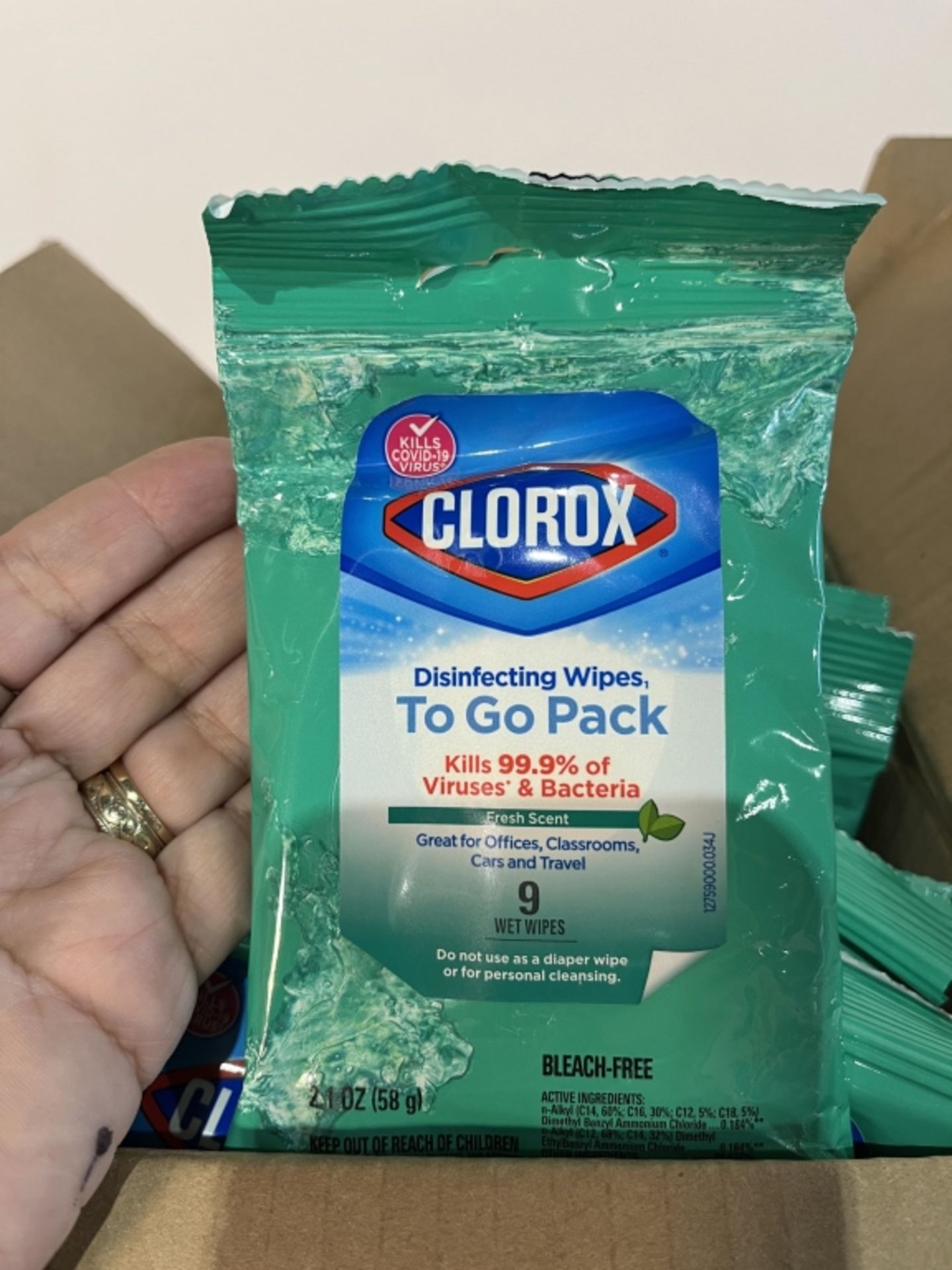 LOT CONSISTING OF (48) CLOROX TO GO PACK - Image 2 of 3