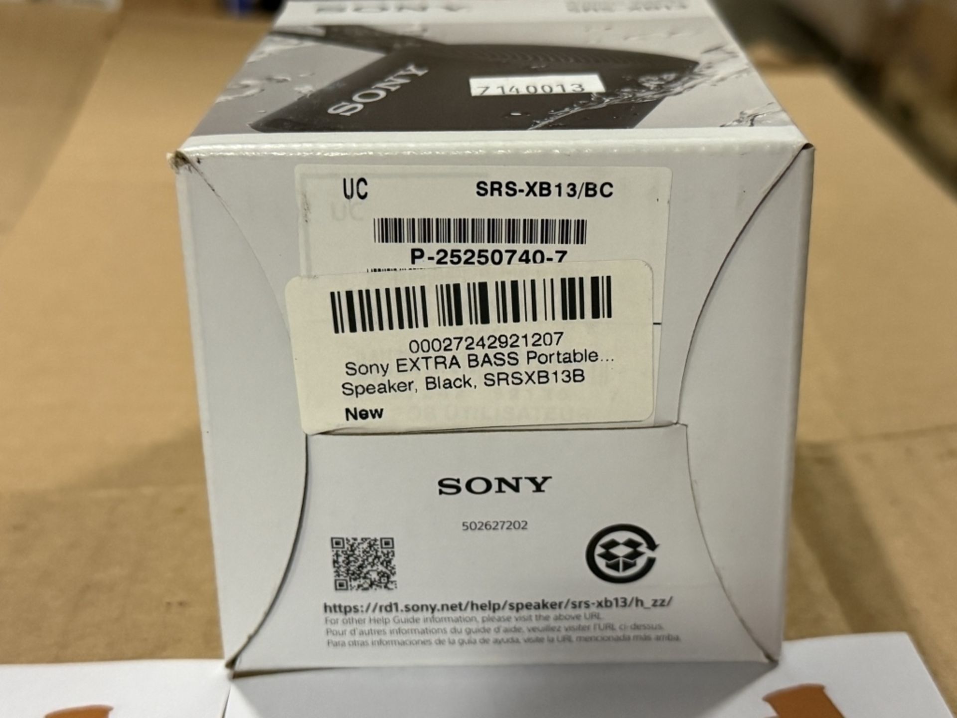 SONY SRS-XB13 WIRELESS SPEAKER, NEW - Image 4 of 5