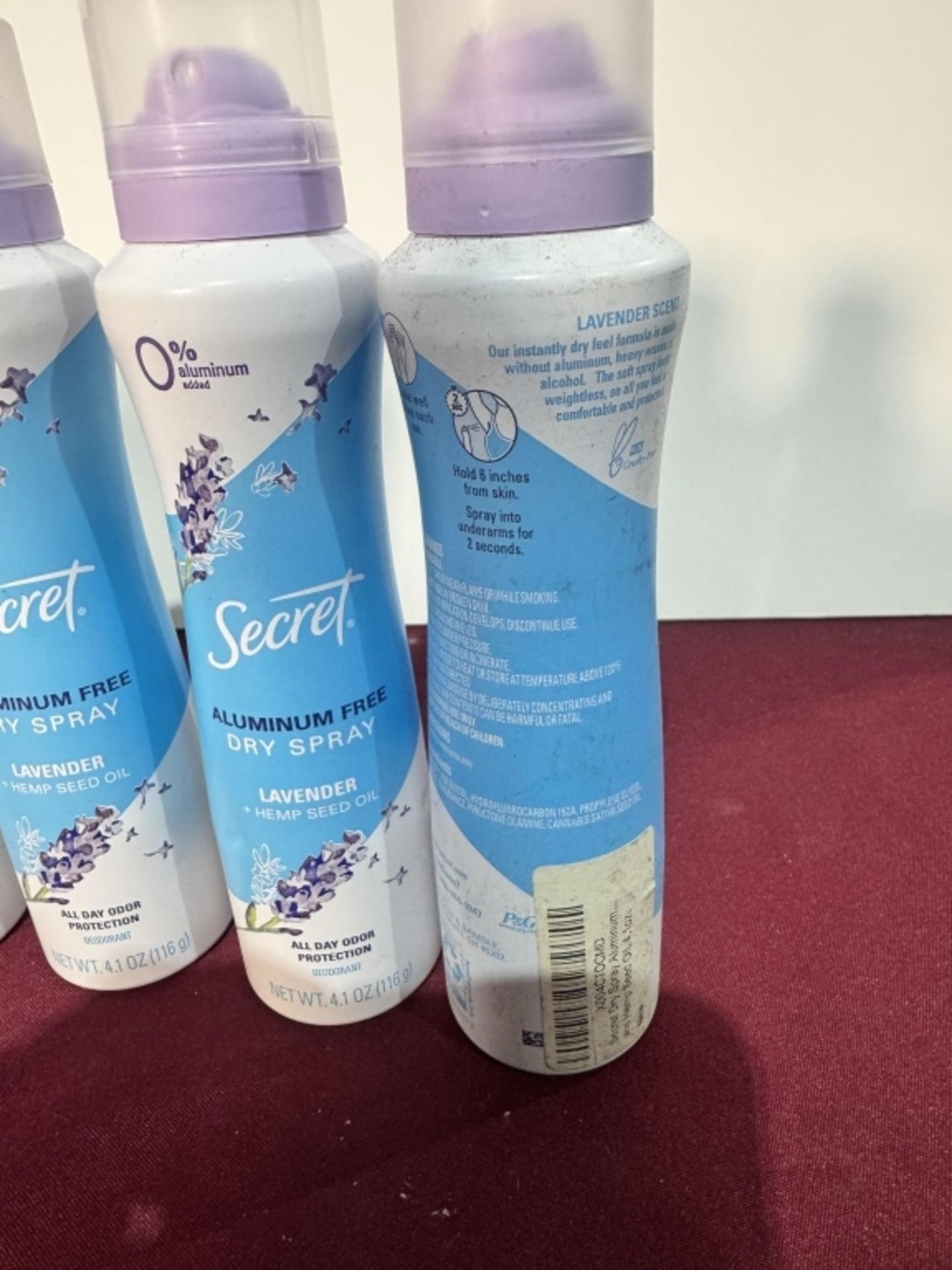 SECRET ALUMINUM FREE DRY SPRAY 4.1 OZ, NEW - Image 3 of 3
