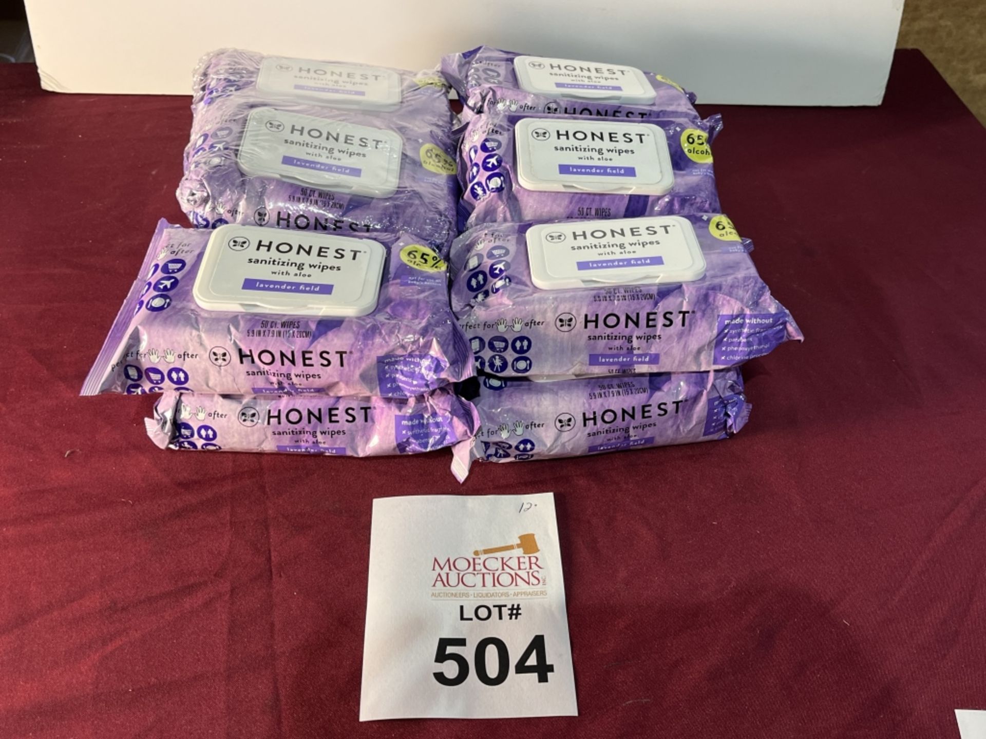 HONEST SANITIZING WIPES 50 SHEETS PER PACK, NEW