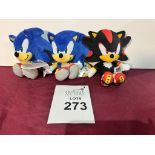 SONIC THE HEDGHOG PLUSH