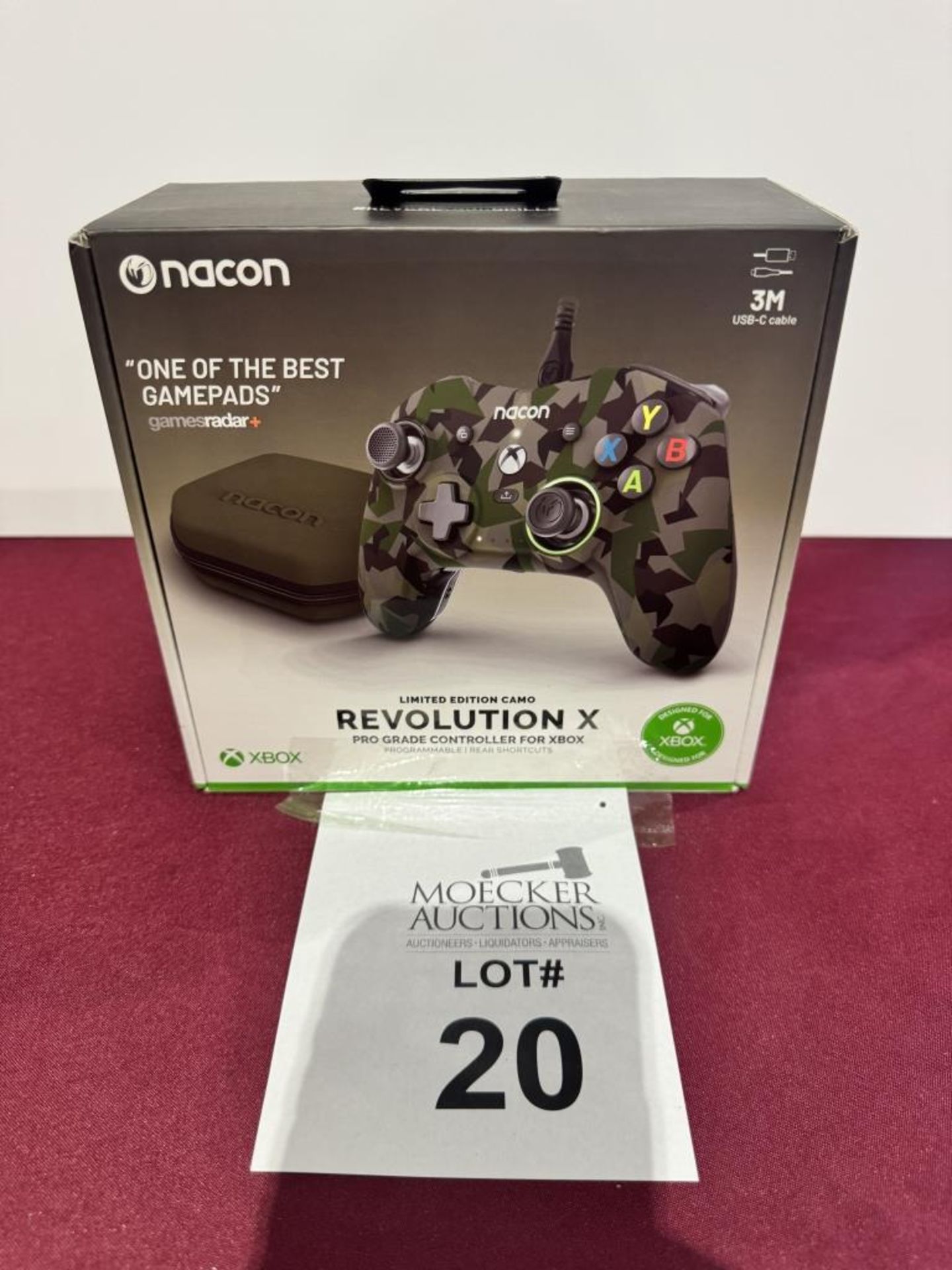 NACON LIMITED EDITION CAMO REVOLUTION X FOR XBOX PRO GRADE CONTROLLER, NEW