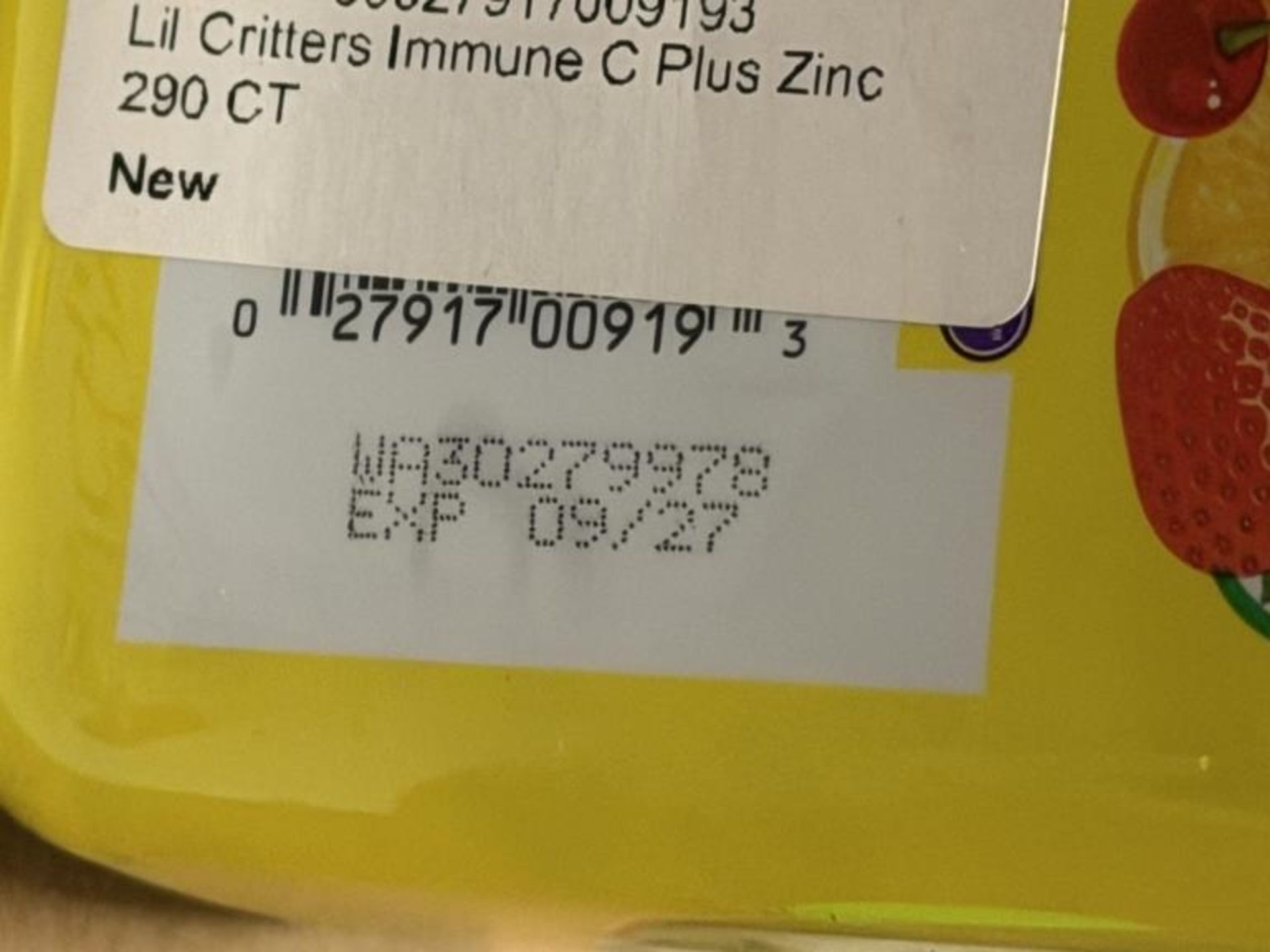 L'il CRITTERS IMMUNE C PLUS ZINC & VITAMIN D, NEW - Image 3 of 5