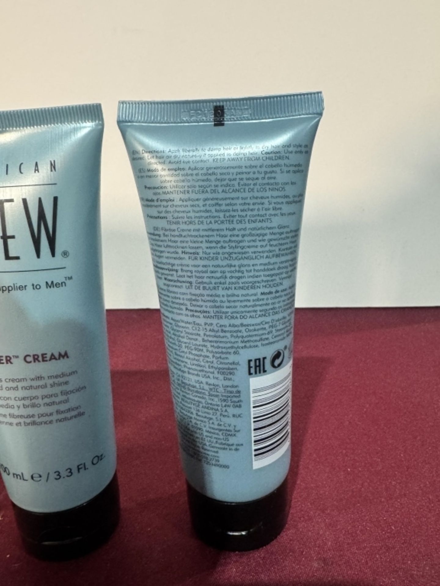 AMERICAN CREW FIBER CREAM 3.3 OZ, NEW - Image 3 of 3