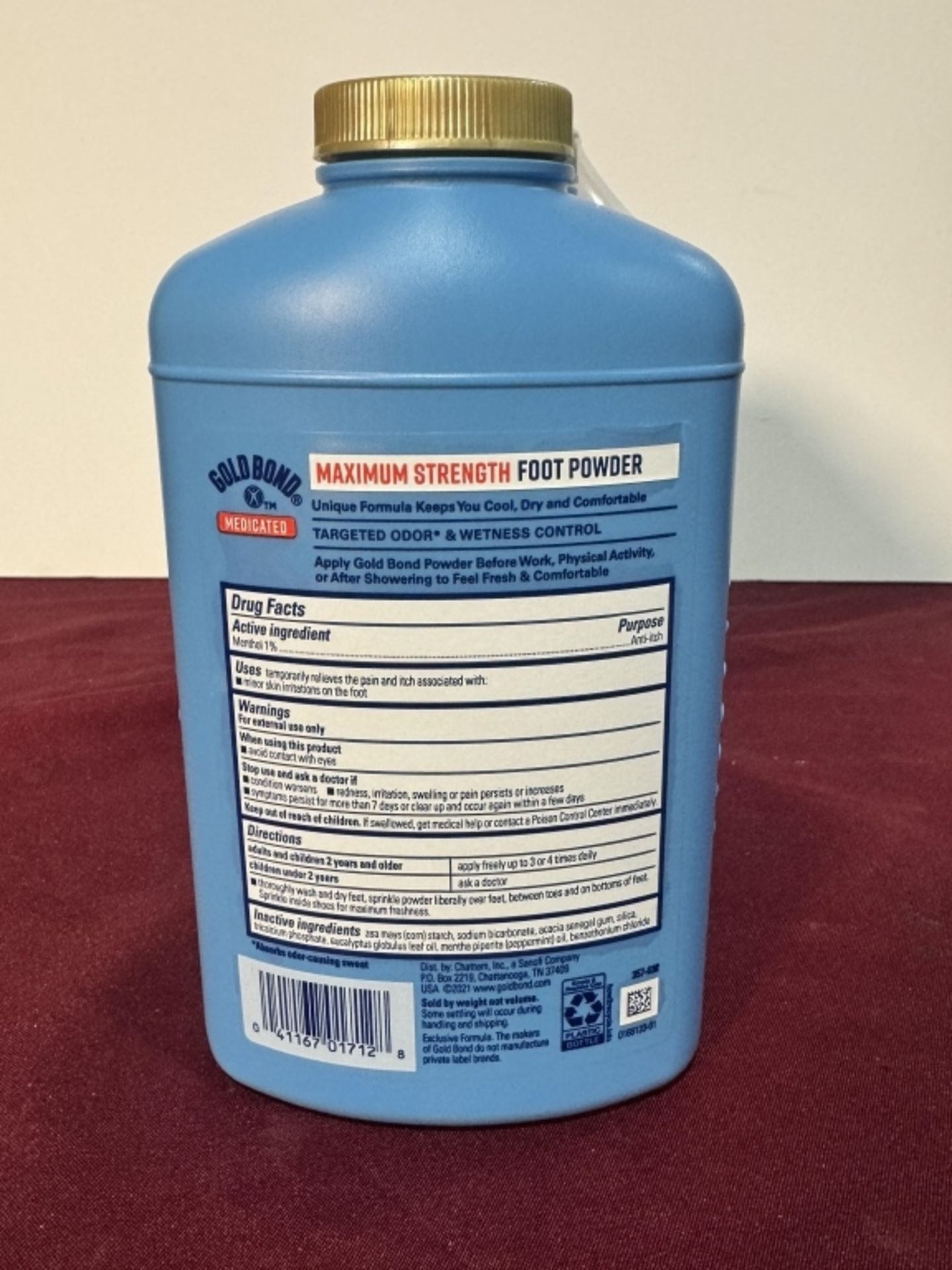 GOLD BOND MAXIMUM STRENGTH FOOT POWDER 10 OZ, NEW - Image 3 of 3