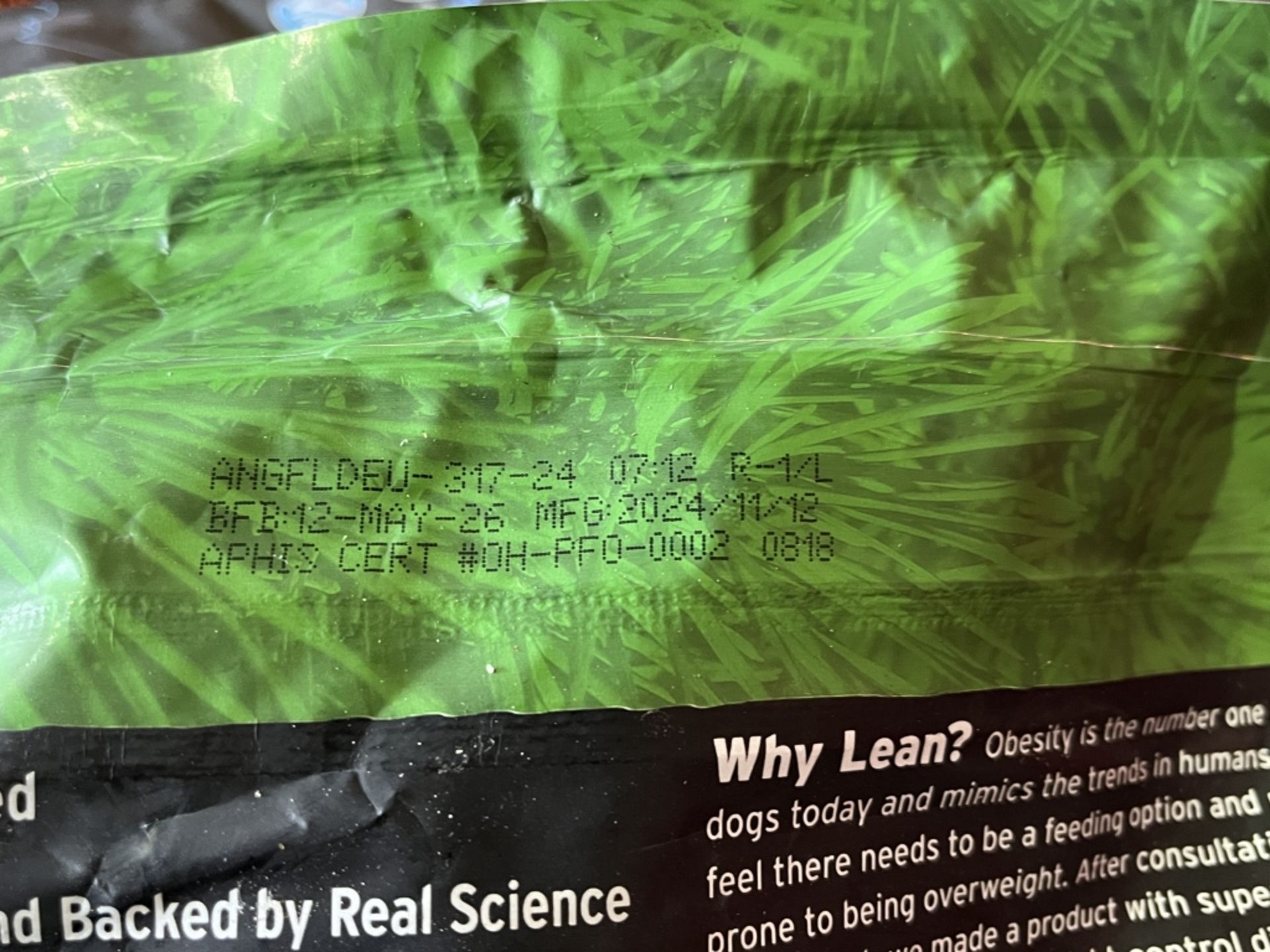 ANNAMAET DOG FOOD LEAN 12 LBS - Image 2 of 2