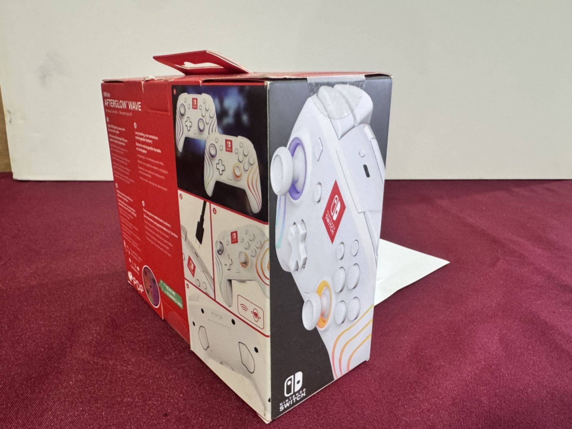 NINTENDO SWITCH AFTERGLOW WAVE WIRELESS CONTROLLER, NEW - Image 3 of 3