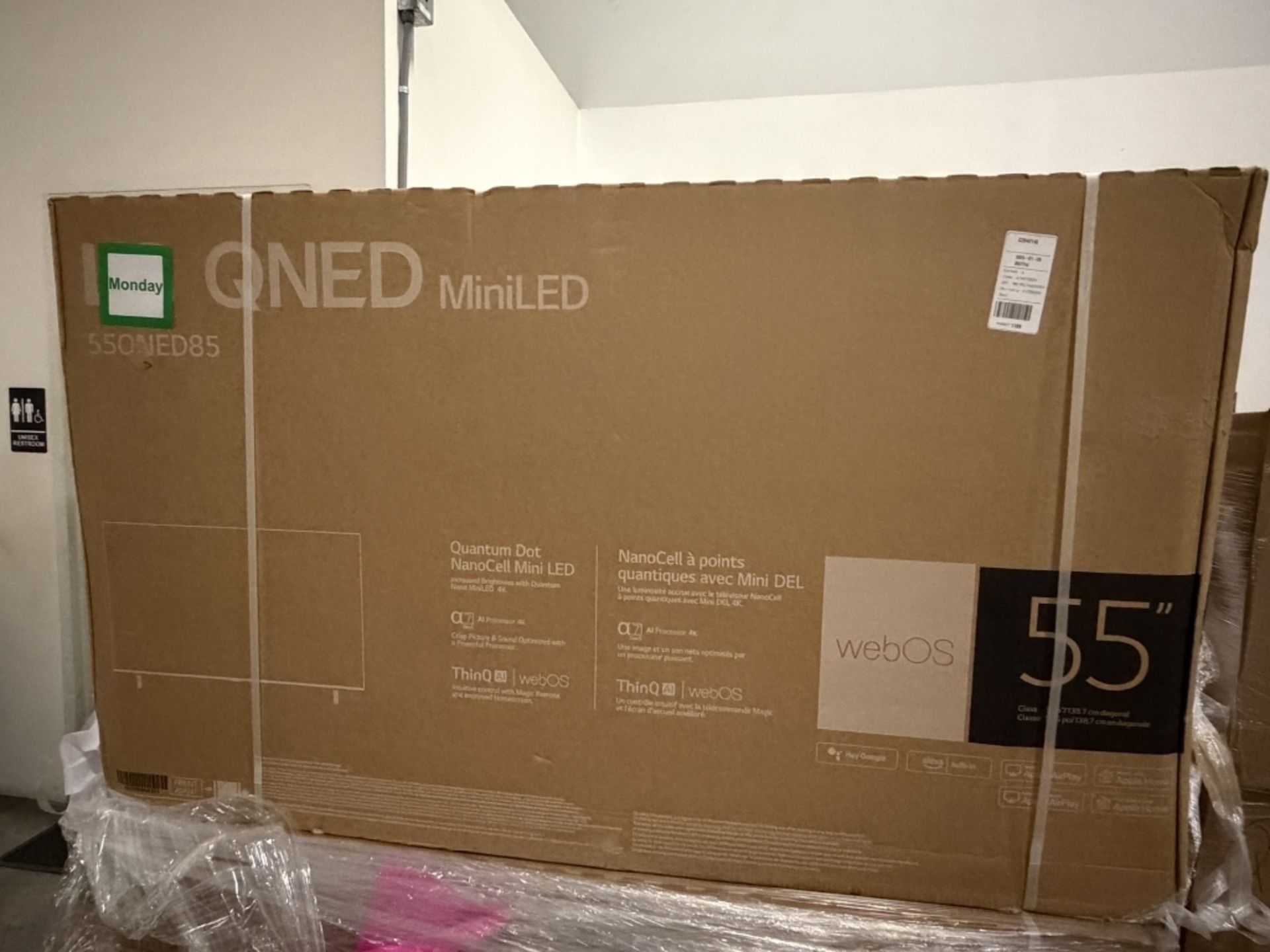 LG QNED MINI LED 55" 4K SMART TV, NEW