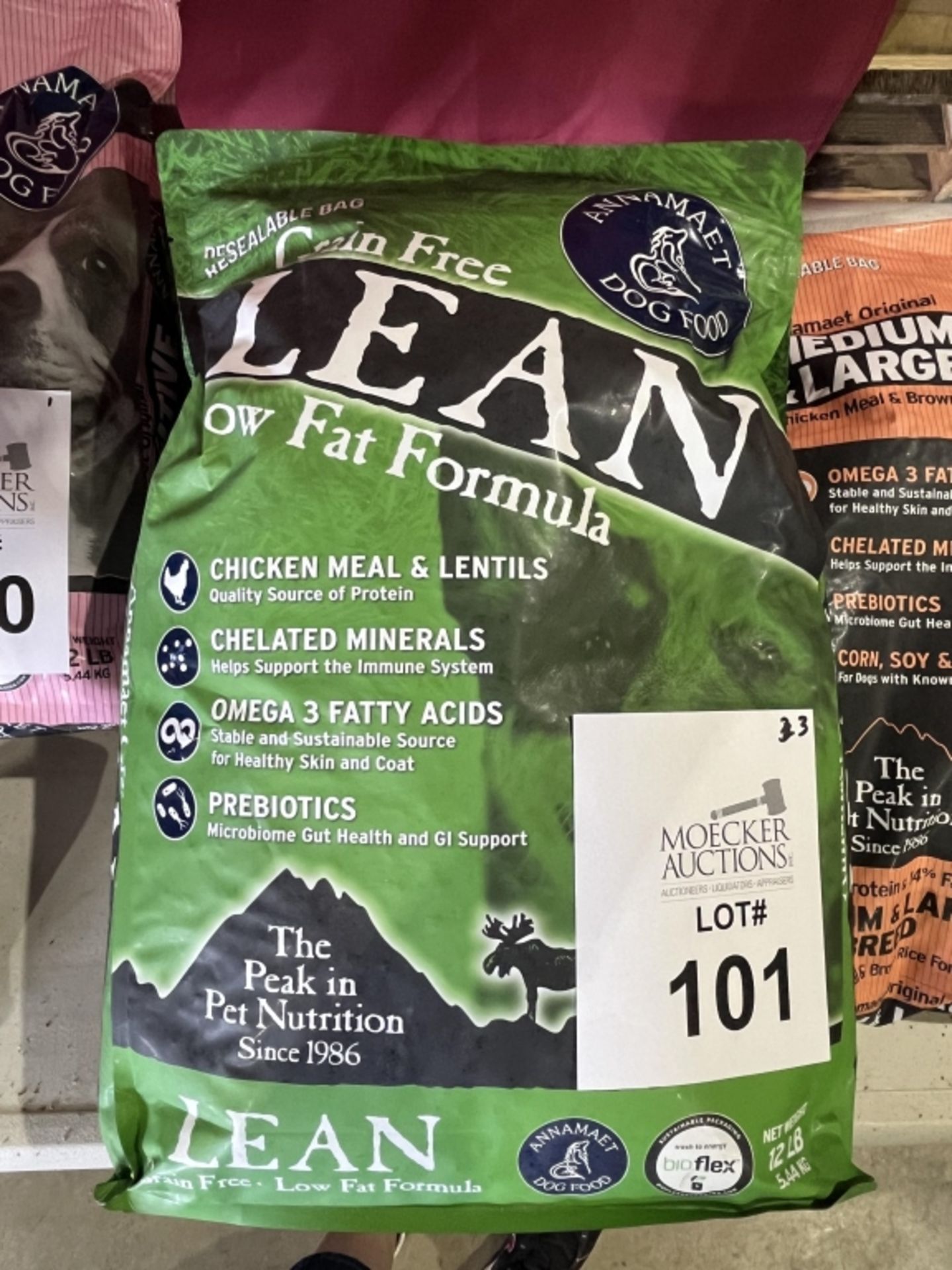 ANNAMAET DOG FOOD GRAIN FREE LEAN 12 LBS
