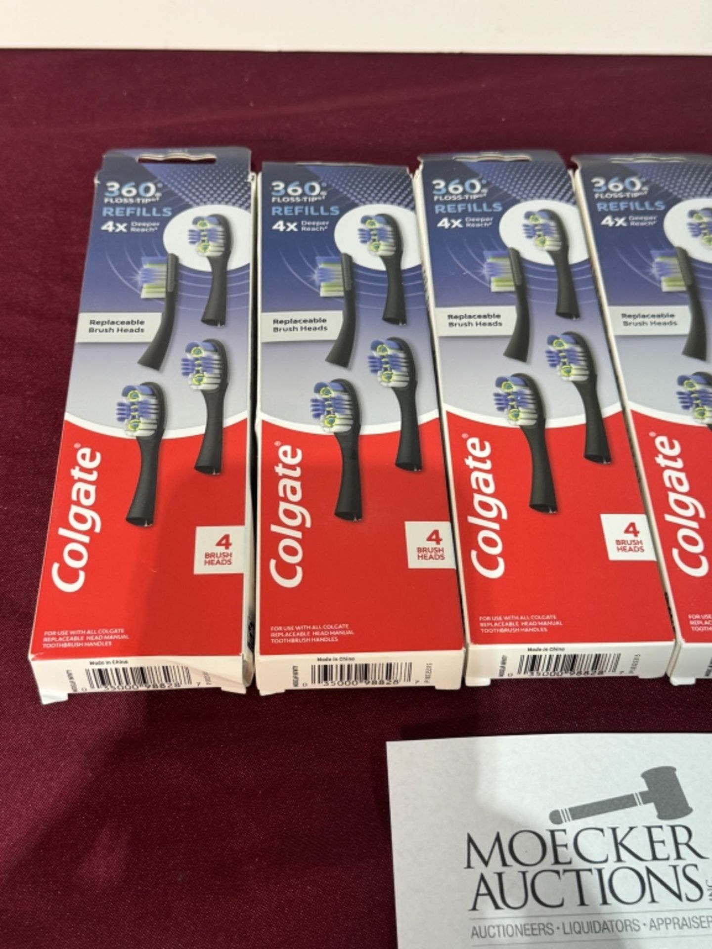 COLGATE 360 FLOSS-TIP REPLACEABLE BRUSH HEADS, NEW - Image 2 of 3