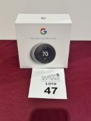 GOOGLE NEST LEARNING THERMOSTAT