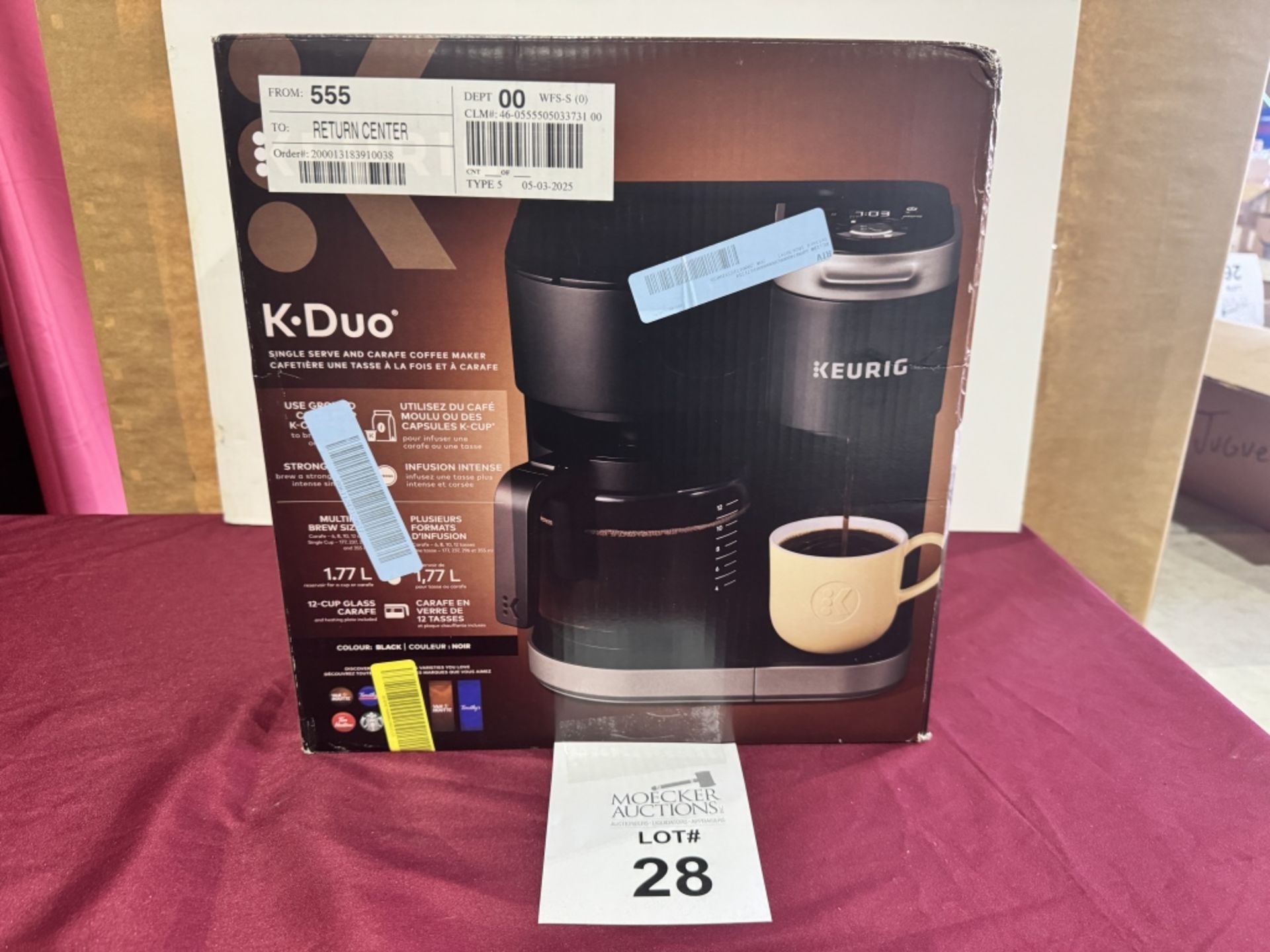 KEURIG K DUO COFFEE MAKER