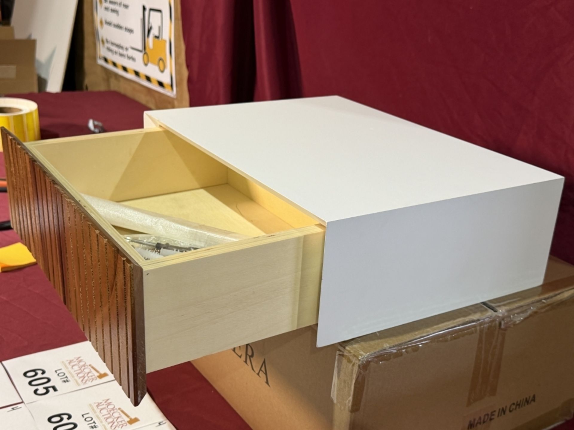 ZUNERA WALL HANGING DECORATIVE DRAWER, NEW - Image 4 of 7