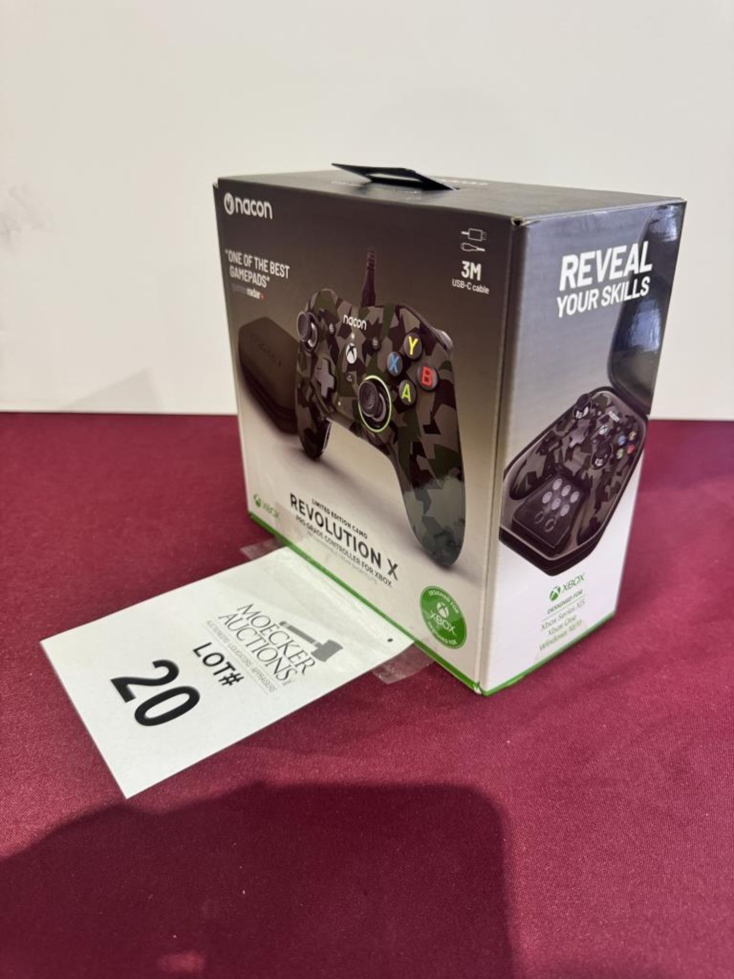 NACON LIMITED EDITION CAMO REVOLUTION X FOR XBOX PRO GRADE CONTROLLER, NEW - Image 3 of 3