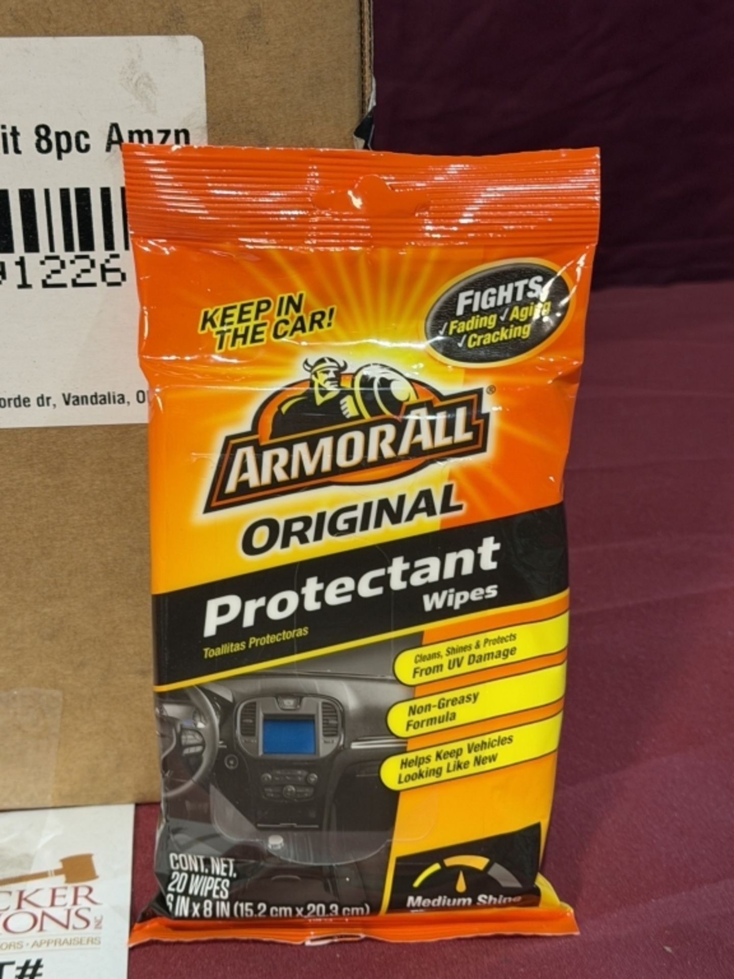 LOT CONSISTING OF (20) ARMORALL PROTECTANT WIPES - Image 2 of 3