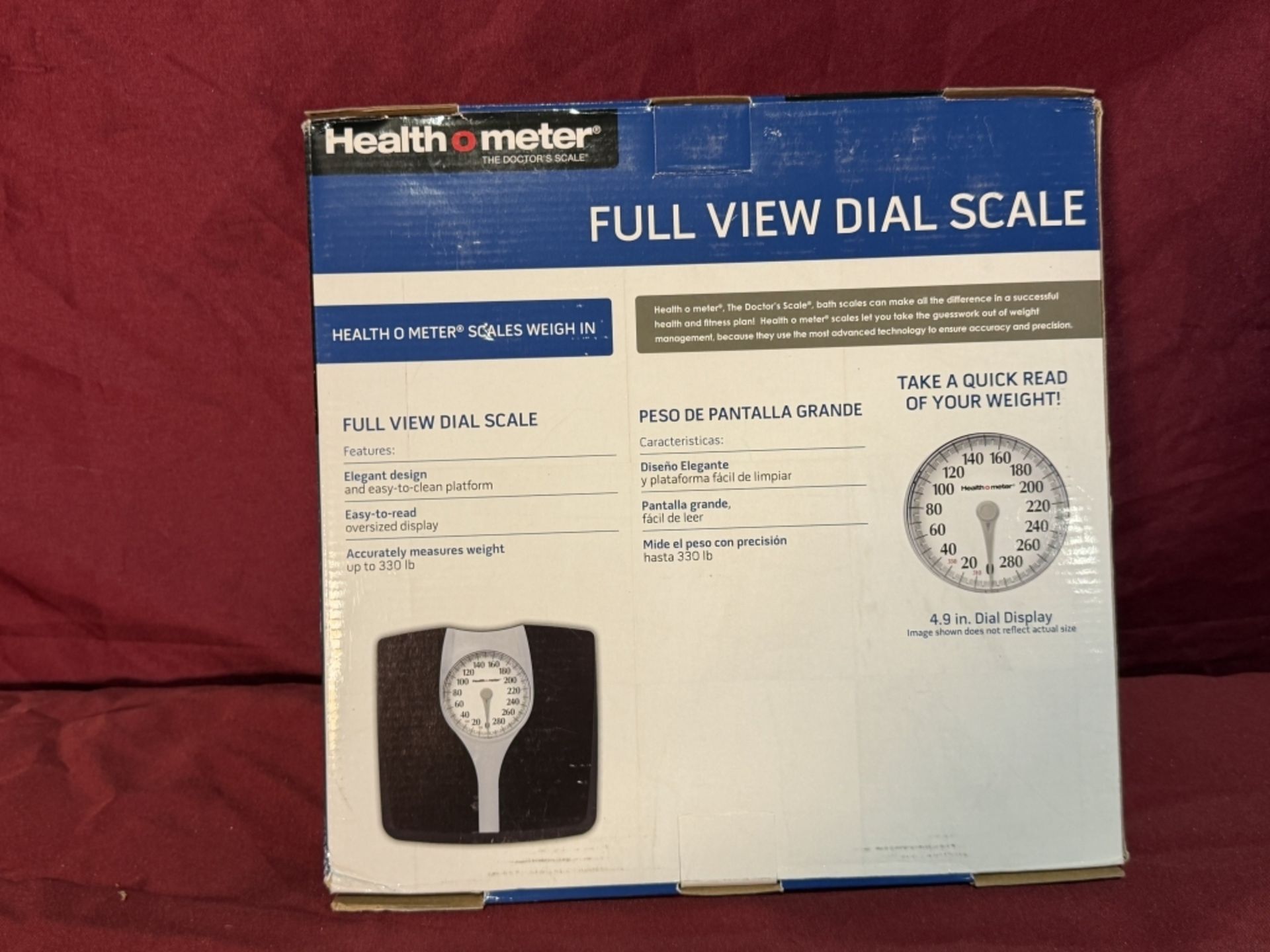 HEALTH O METER FULL VIEW DIAL SCALE - Image 2 of 2