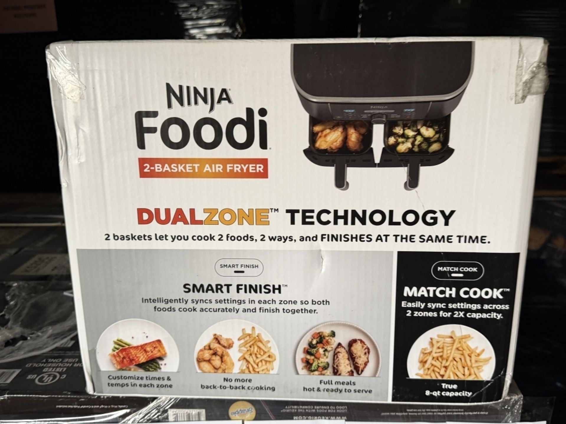 NINJA FOODI 2-BASKER AIR FRYER, NEW - Image 3 of 3