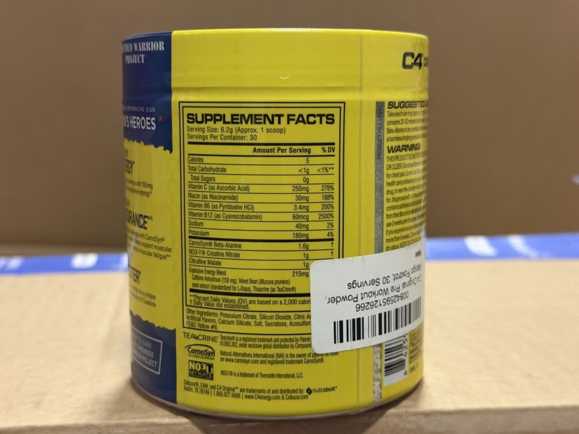 C4 ORIGINAL PRE-WORKOUT, NEW - Image 2 of 5