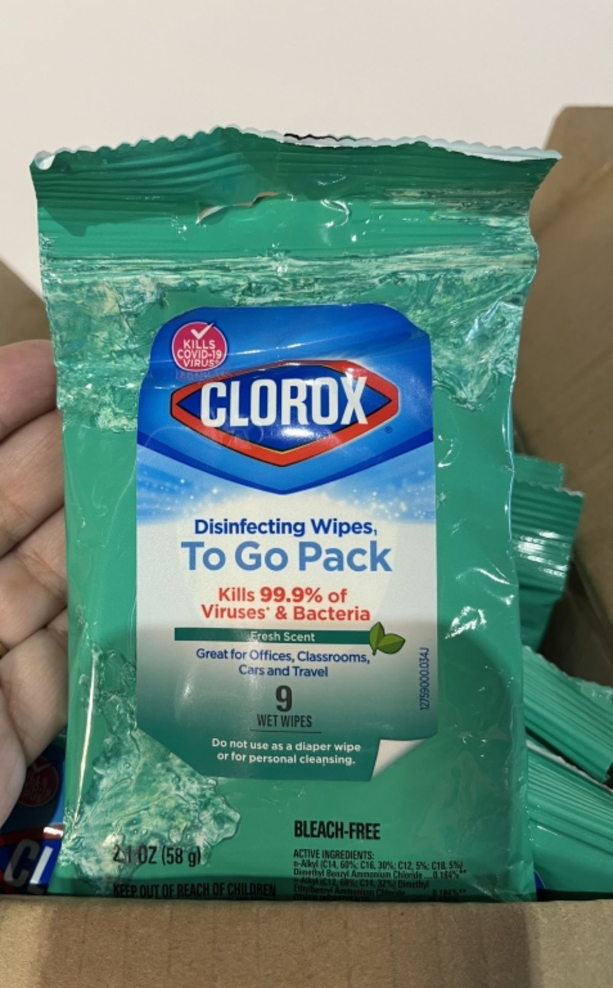 LOT CONSISTING OF (48) CLOROX TO GO PACK - Image 3 of 3