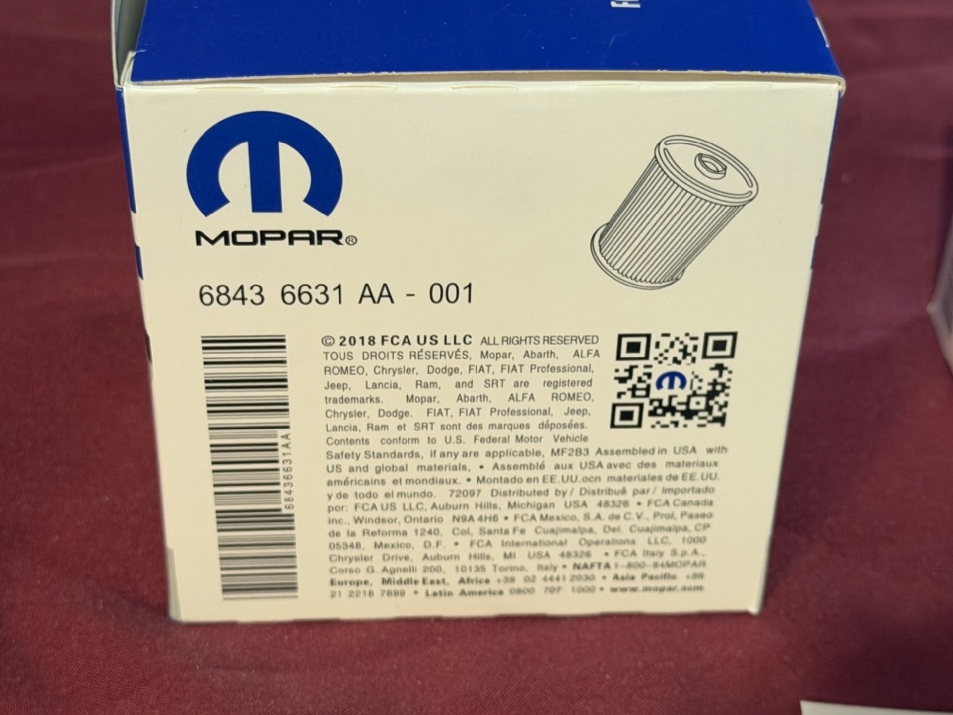 CUMMINS MOPAR FUEL FILTER, NEW - Image 3 of 4