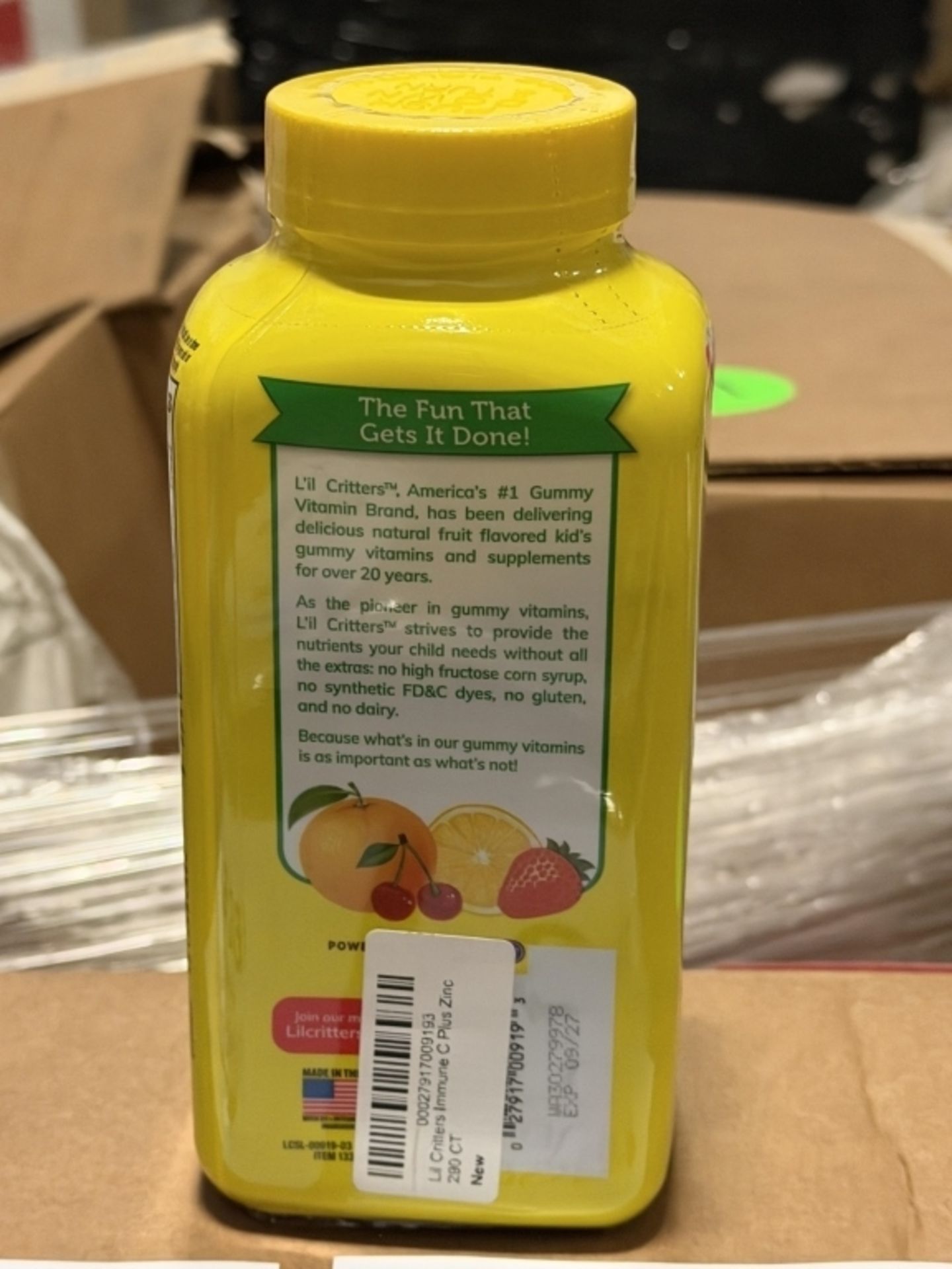 L'il CRITTERS IMMUNE C PLUS ZINC & VITAMIN D, NEW - Image 5 of 5