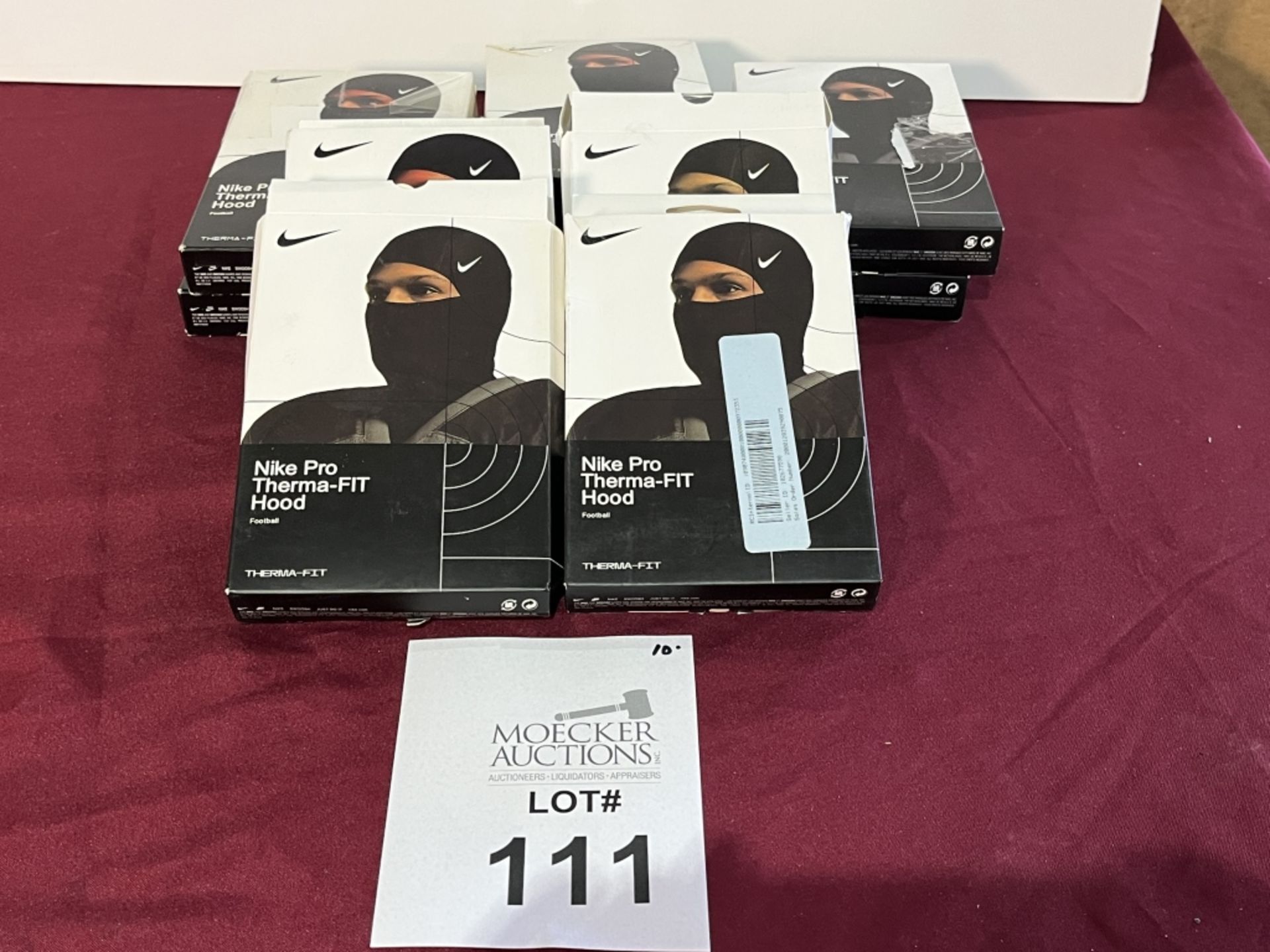 NIKE PRO THERMA-FIT HOOD FOOTBALL, NEW