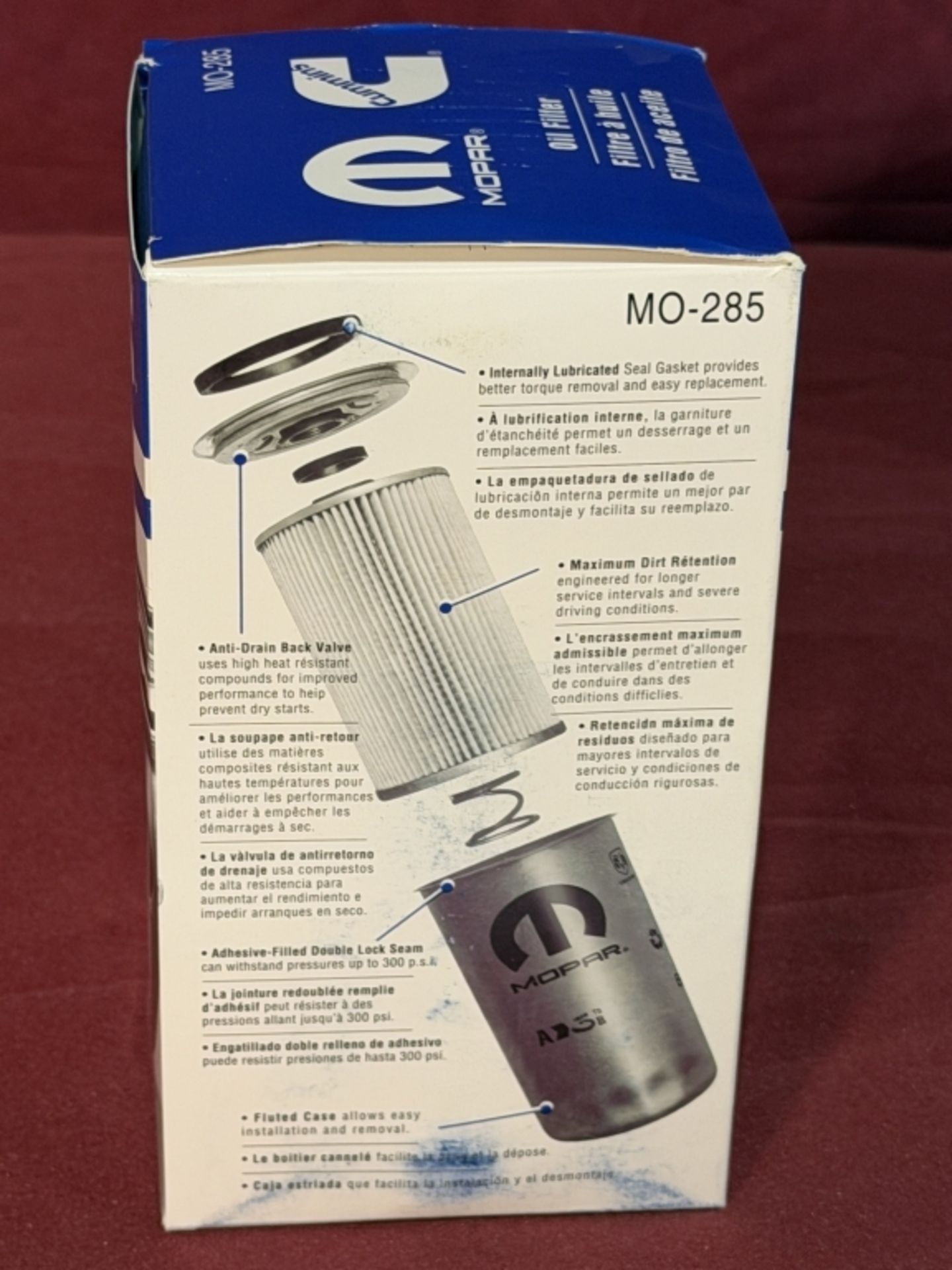 CUMMINS MOPAR OIL FILTER, NEW - Image 2 of 4