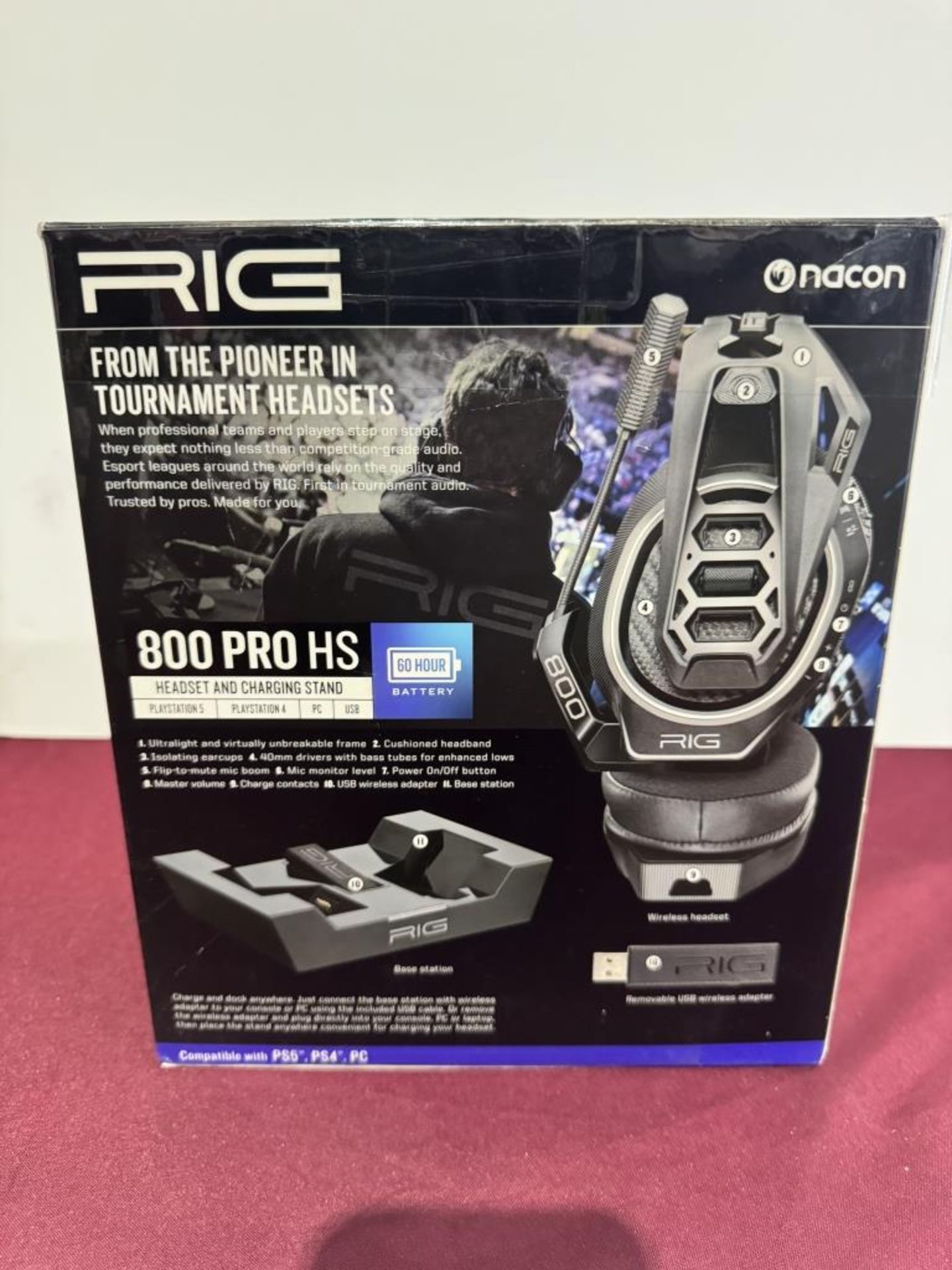NACON RIG WIRLESS 800 PRO HS HEADSET - Image 2 of 3