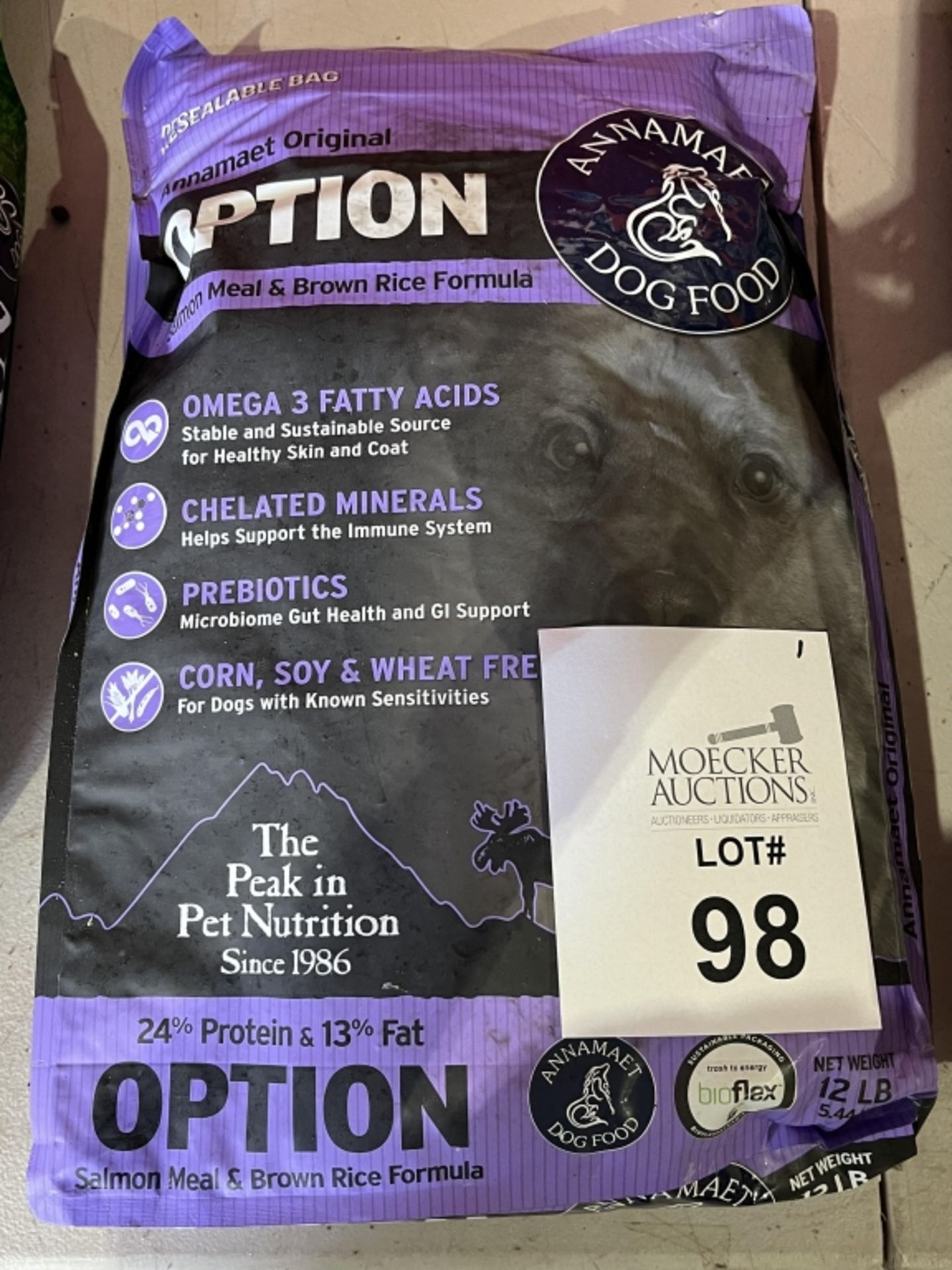 ANNAMAET DOG FOOD OPTION 12 LBS
