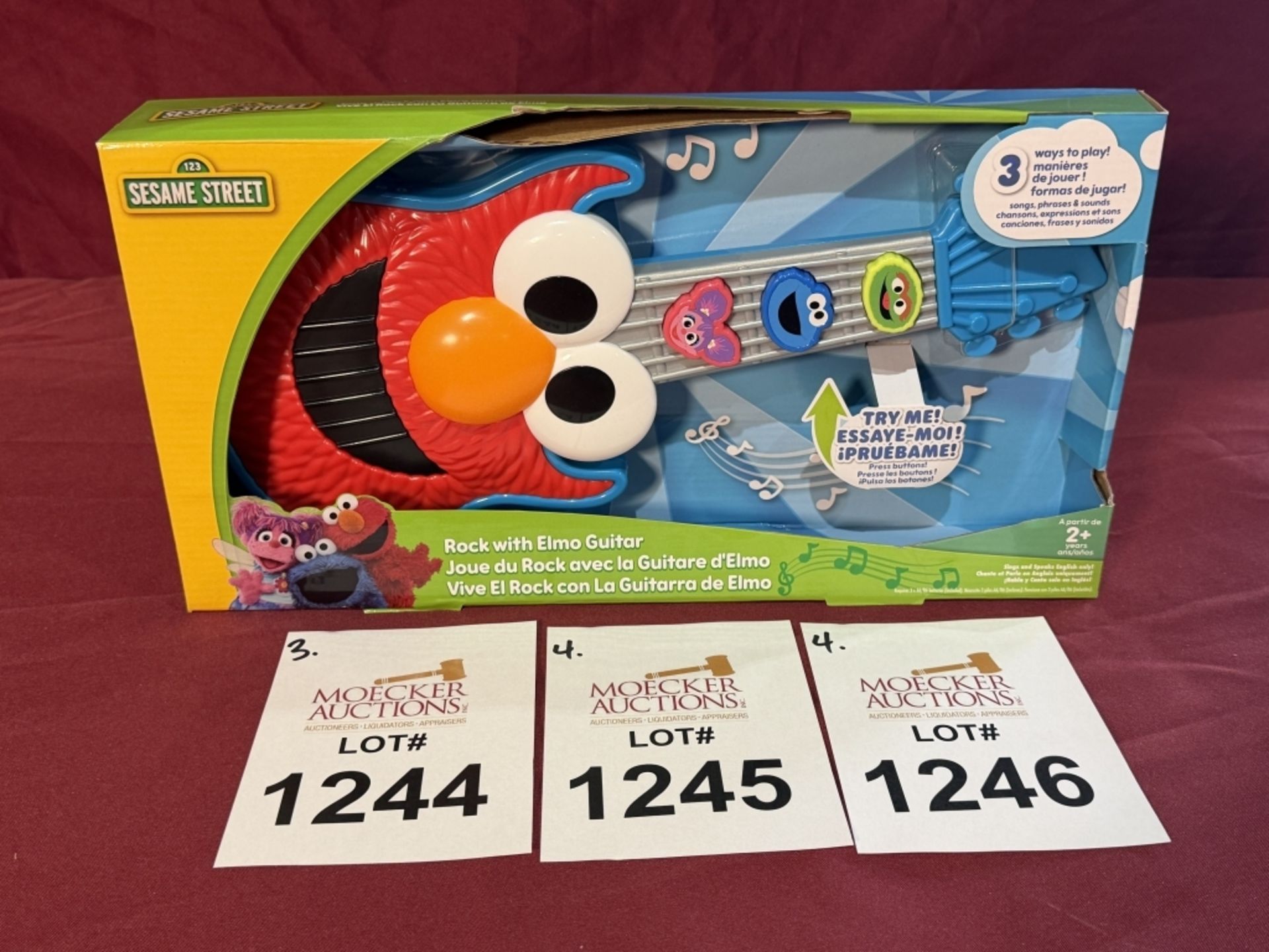 SESAME STREET ROCK WITH ELMO GUITAR, NEW