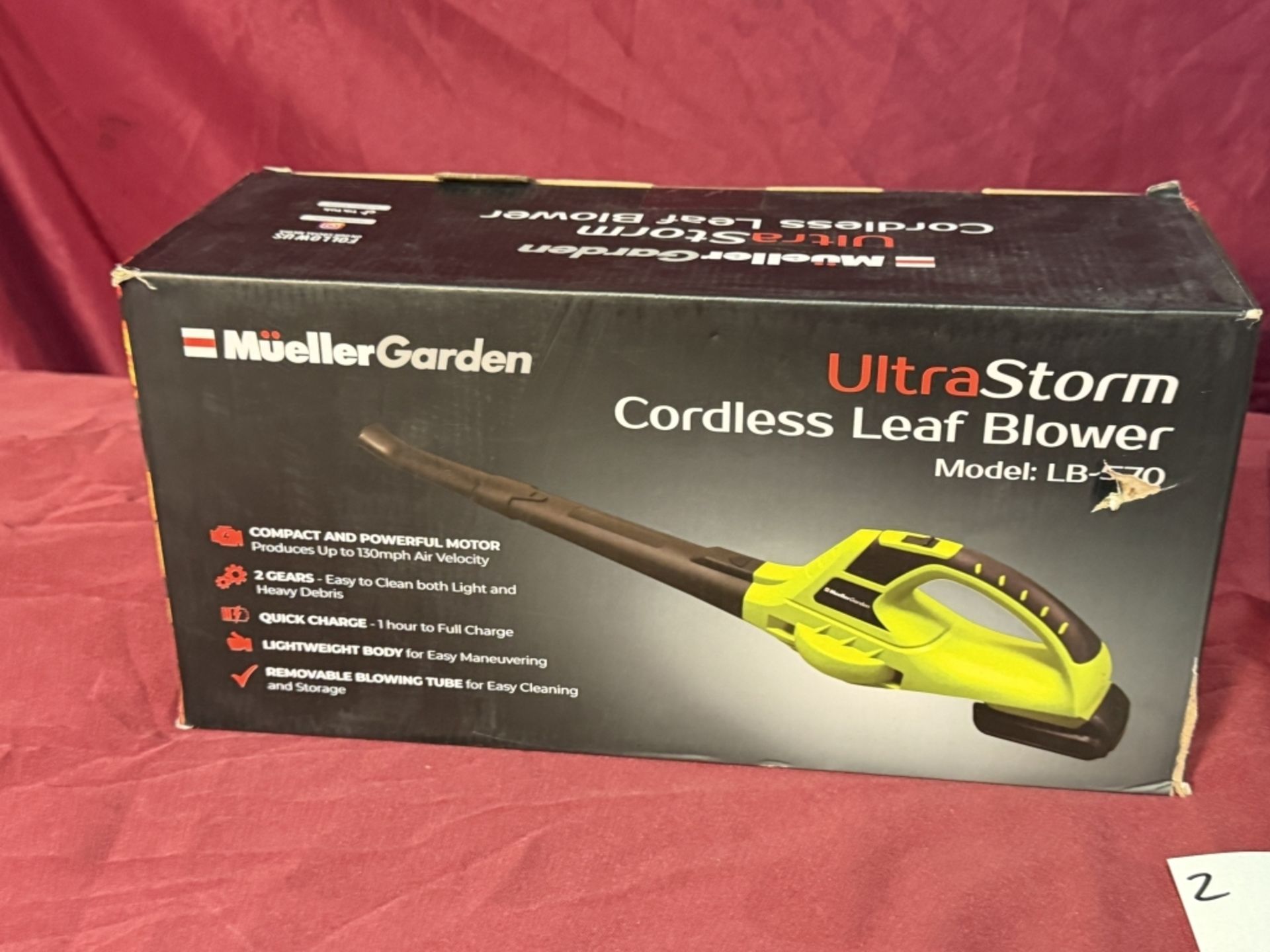 MUELLER GARDEN ULTRA STORM CORDLESS LEAF BLOWER - Image 3 of 3