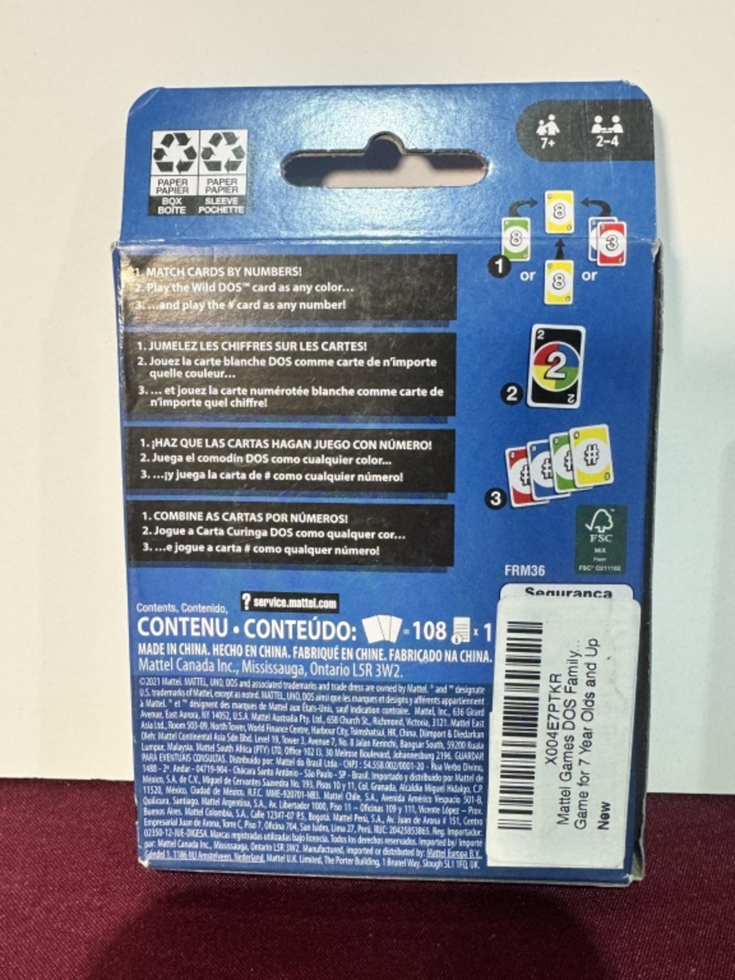 UNO DOS CARDS, NEW - Image 2 of 2