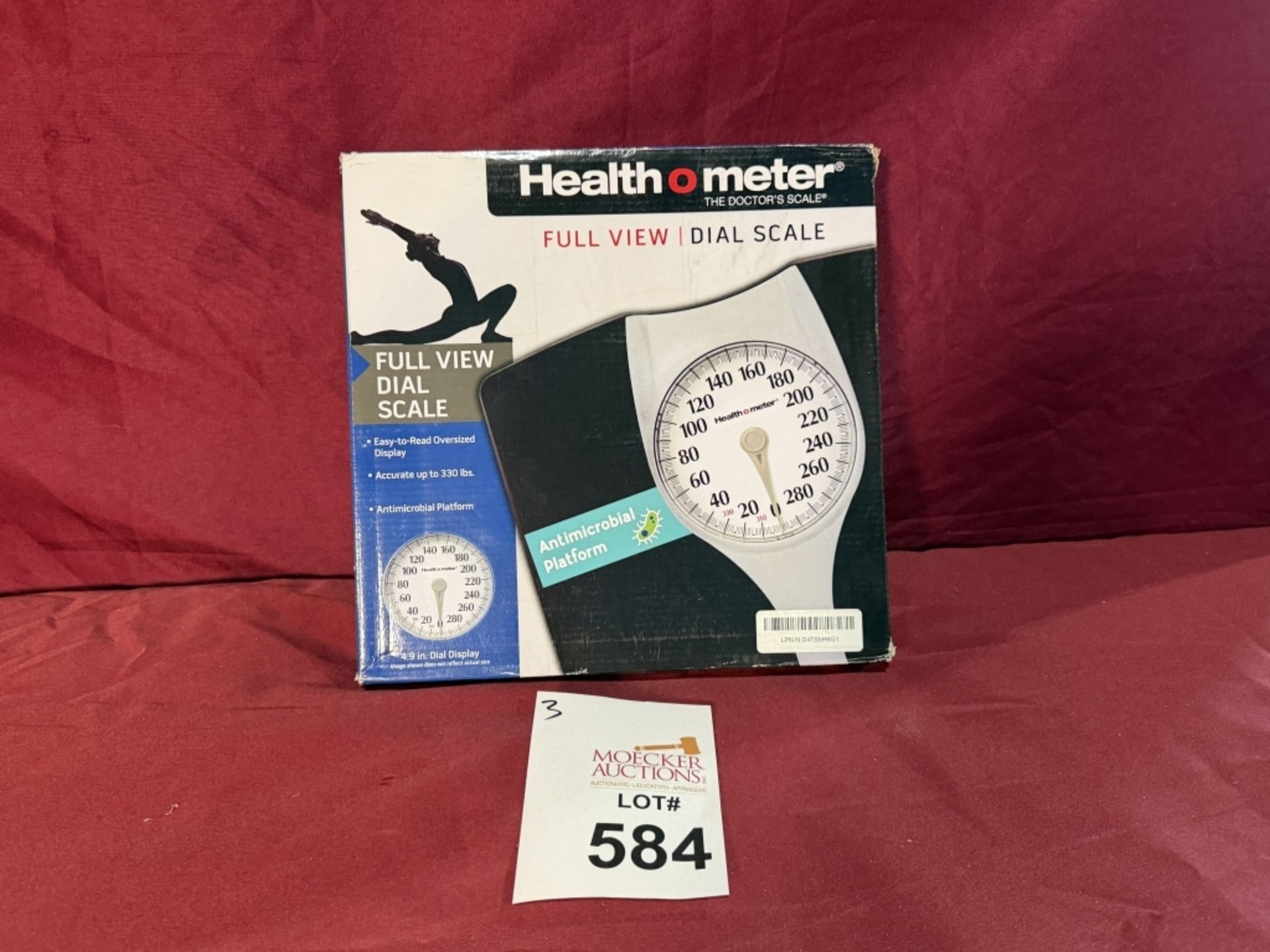 HEALTH O METER FULL VIEW DIAL SCALE