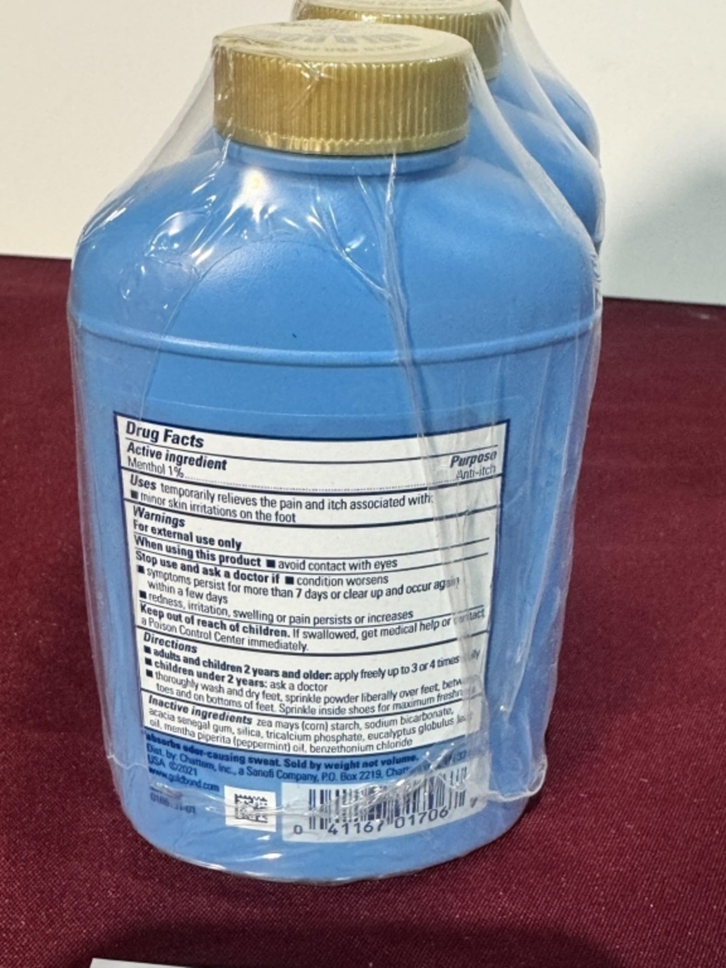 GOLD BOND MAXIMUM STRENGTH FOOT POWDER 4 OZ, NEW - Image 2 of 2