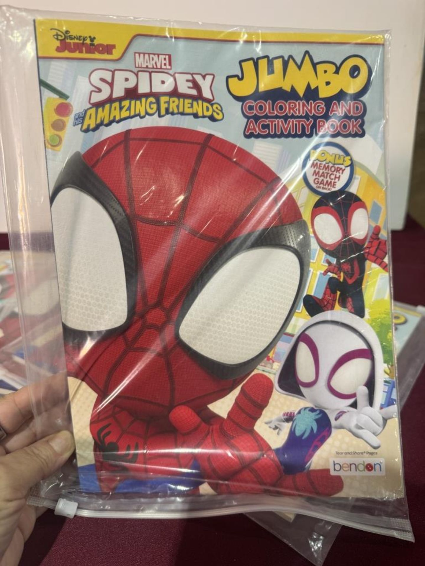 LOT CONSISTING OF (7) SPIDEY JUMBO COLORING BOOK, NEW - Image 2 of 2