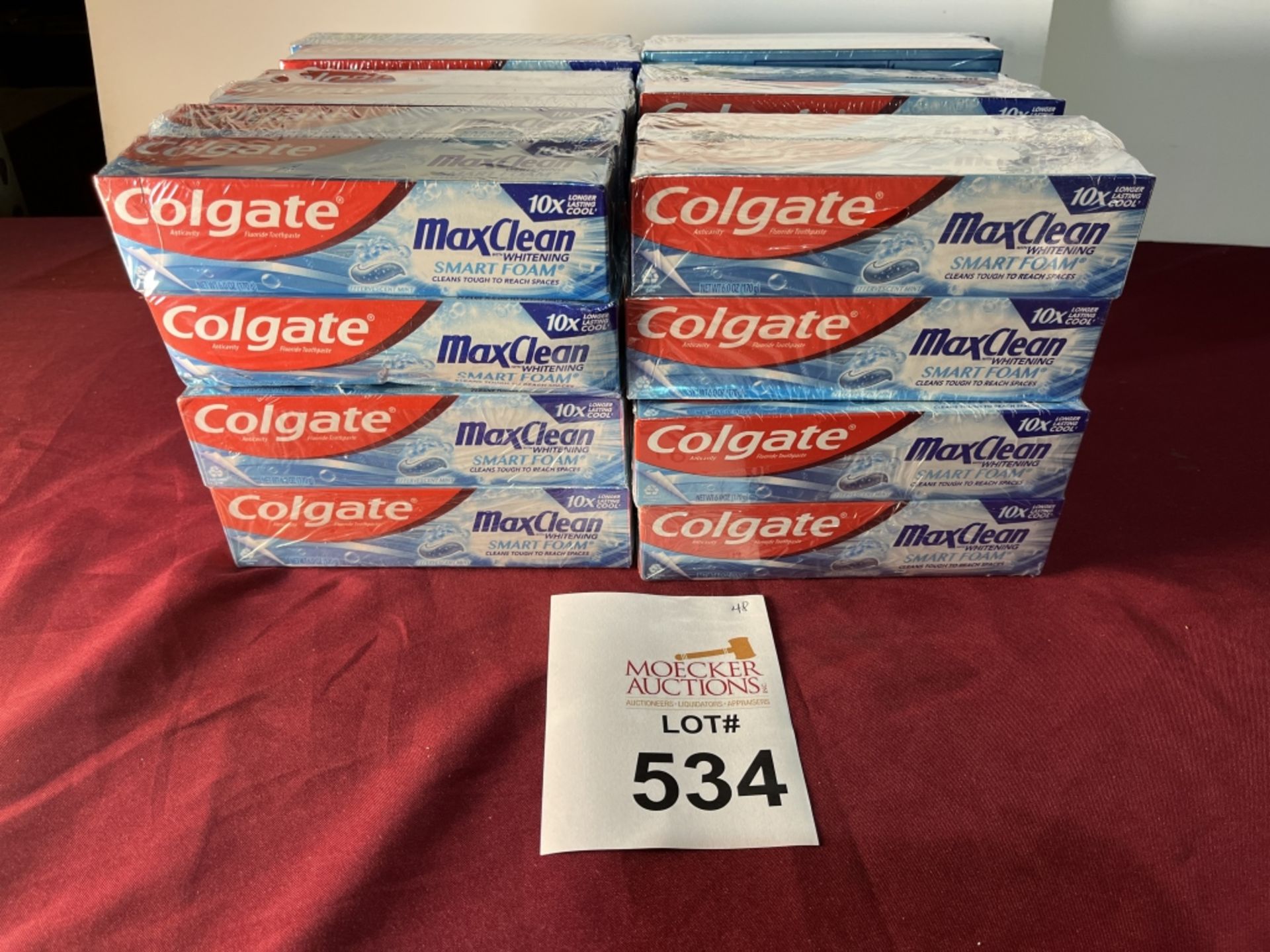 LOT CONSISTING OF (48) COLGATE MAXCLEAN SMART FOAM