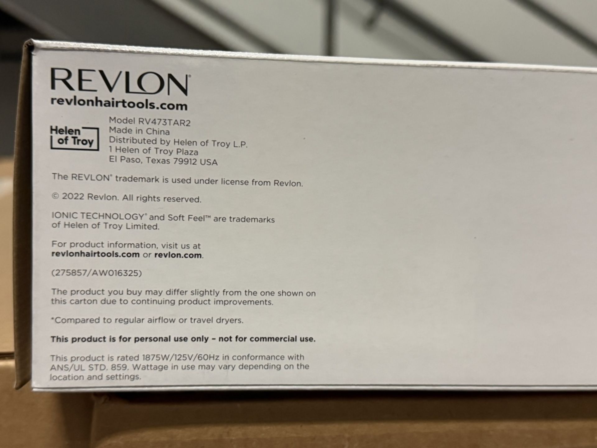 REVLON TURBO SPEED HAIR DRYER RV473TAR2, NEW - Image 4 of 4