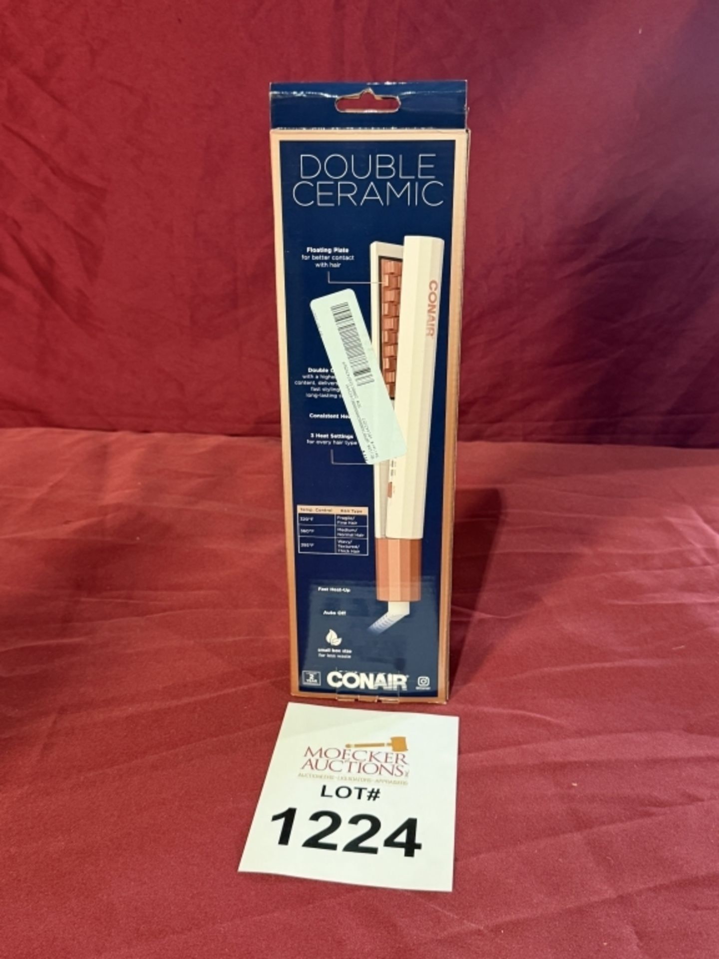 CONAIR DOUBLE CERAMIC CS226 HAIR IRON - Image 2 of 2